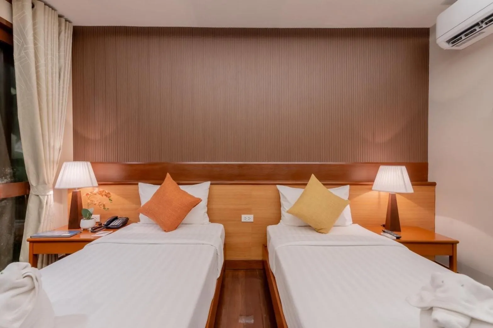 Bed in Baan Duangkaew Resort