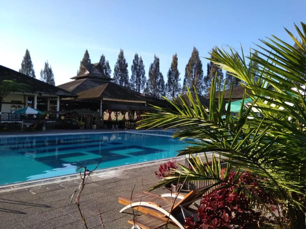 Balcony/Terrace in Hotel Sibayak Internasional