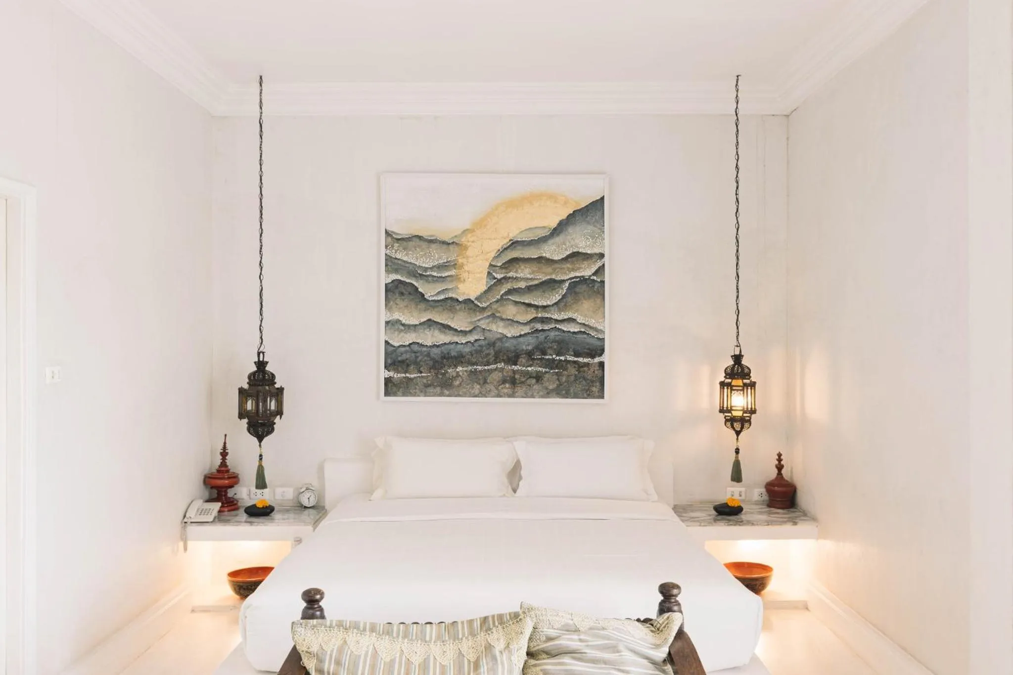 Bed in At Niman conceptual Home chiangmai