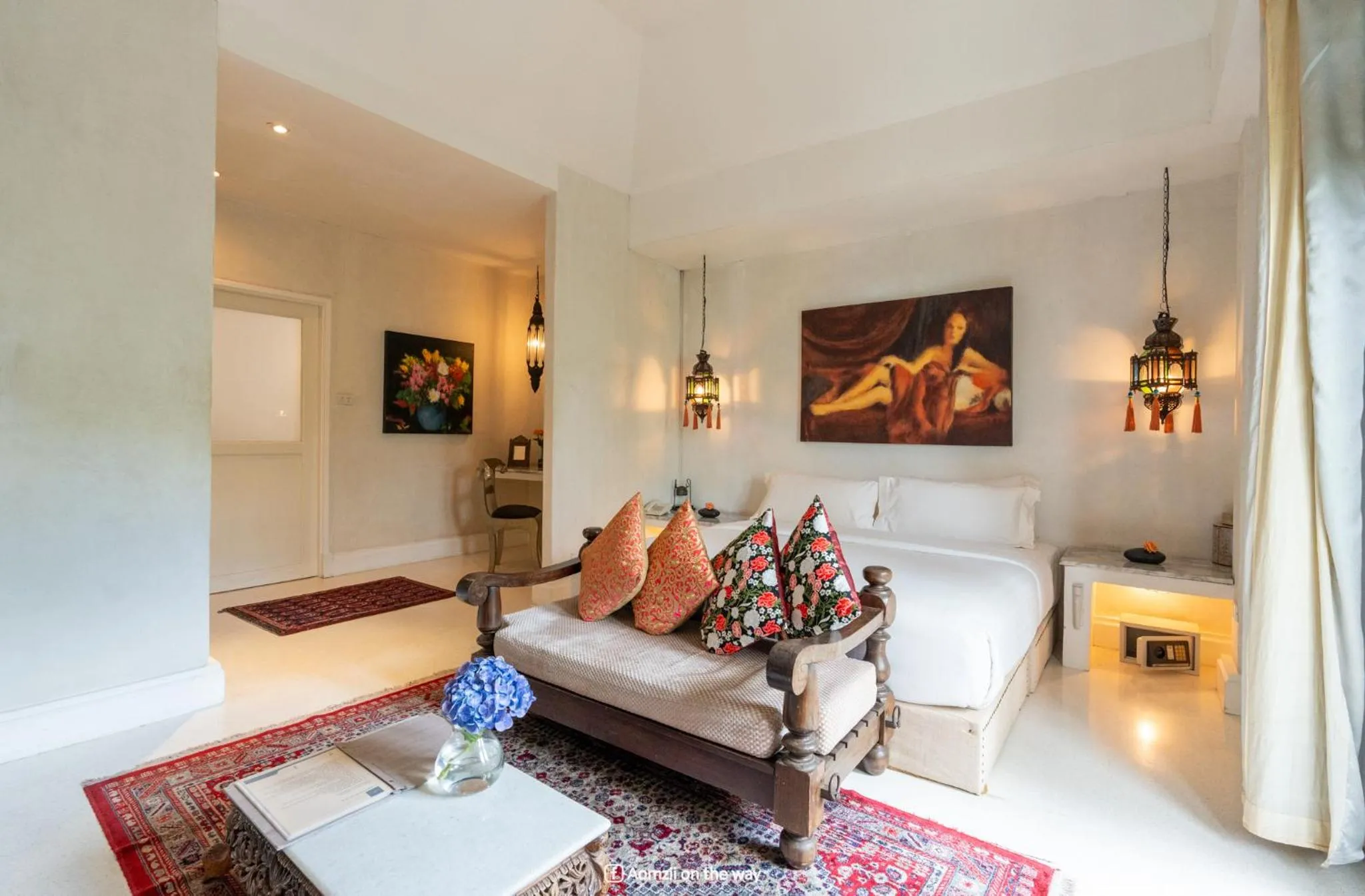 Bed in At Niman conceptual Home chiangmai