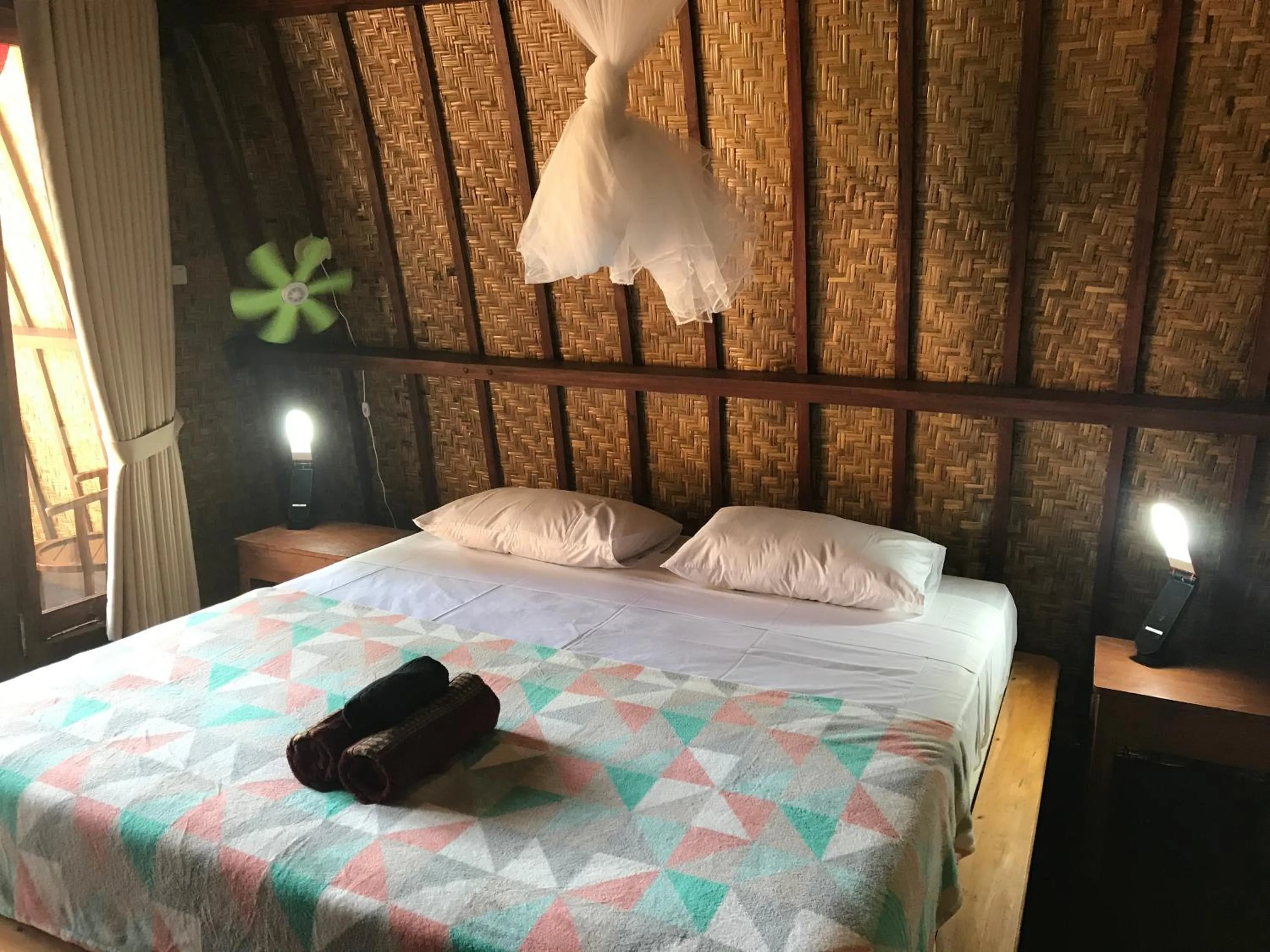 Bed in Meno Madia Bungalows