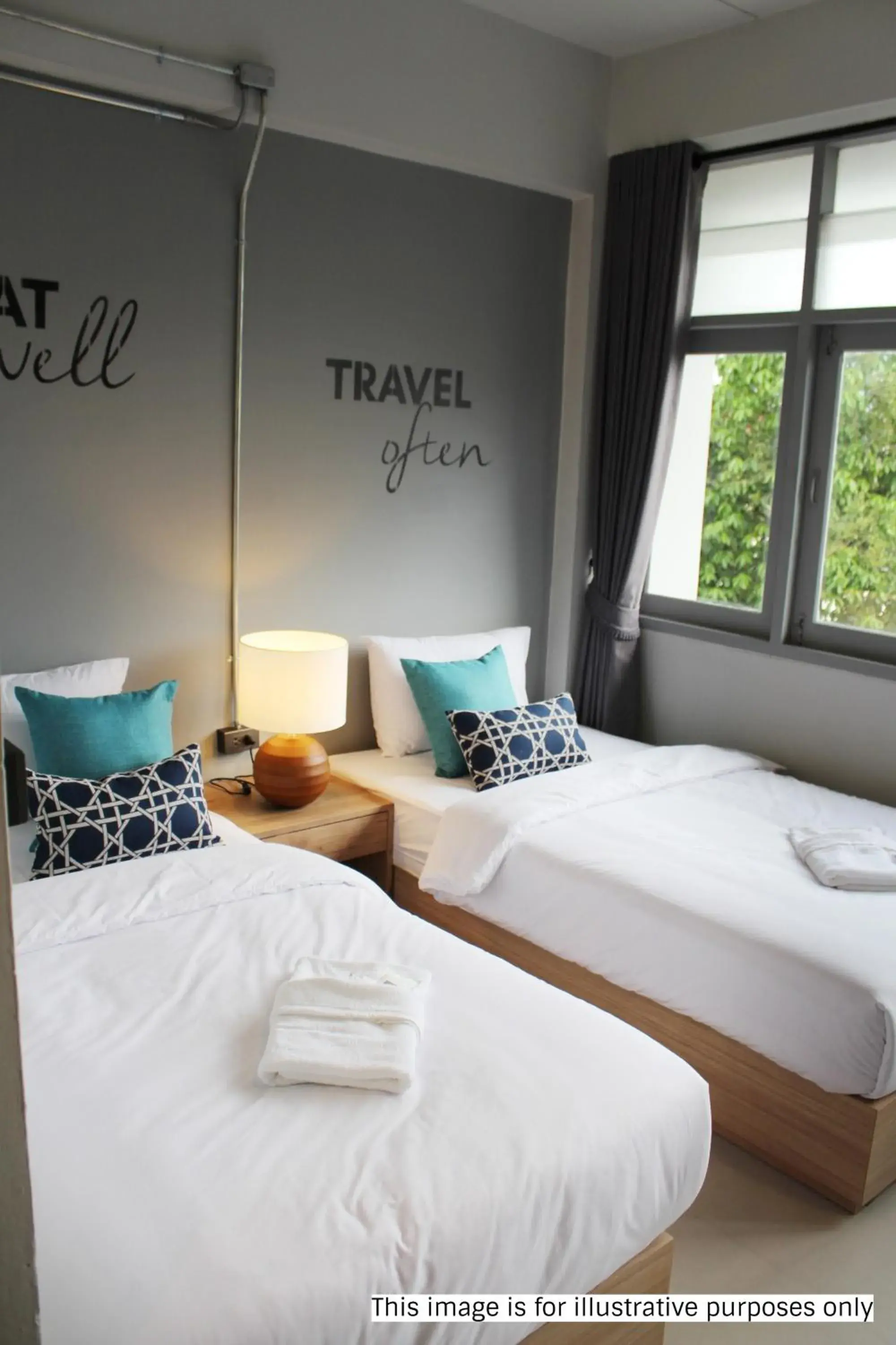 Standard Twin Room in Rajthani Hotel - SHA Certified Standard Twin Room in Rajthani Hotel - SHA Certified