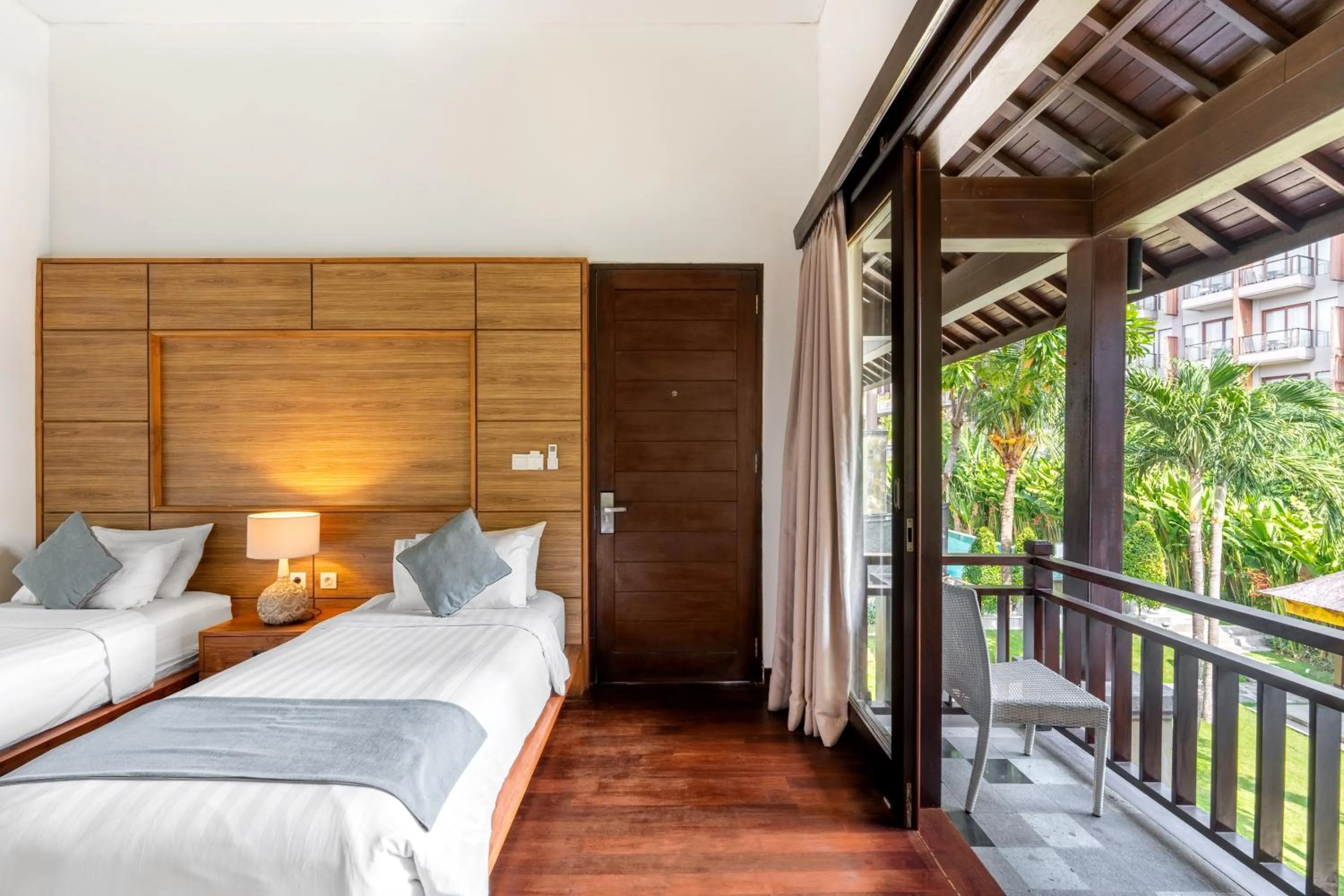 Bedroom, Bed in djabu Canggu Beach Villa