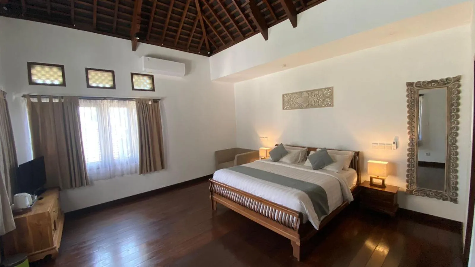 Bed in djabu Canggu Beach Villa