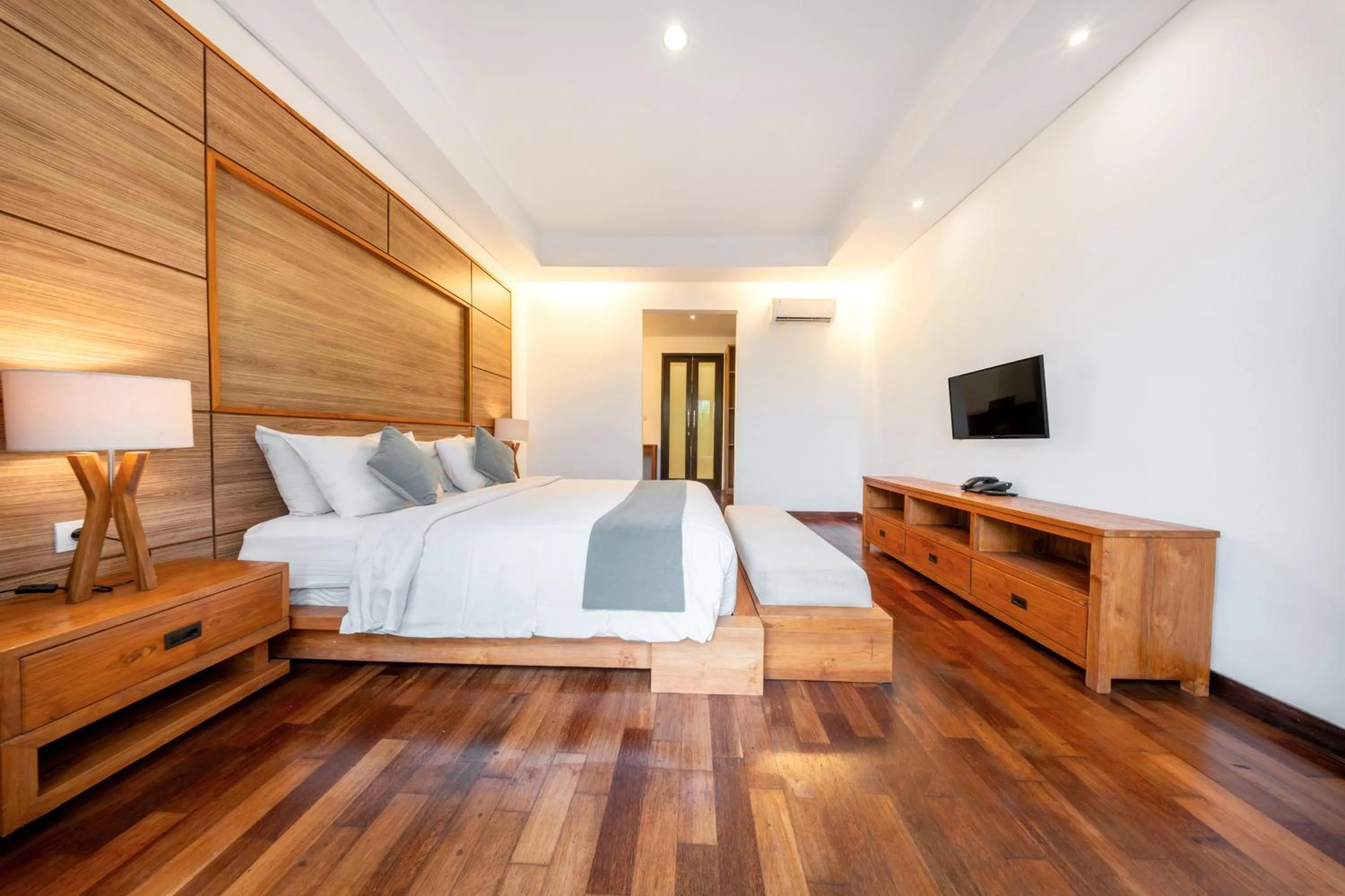 Bedroom, Bed in djabu Canggu Beach Villa