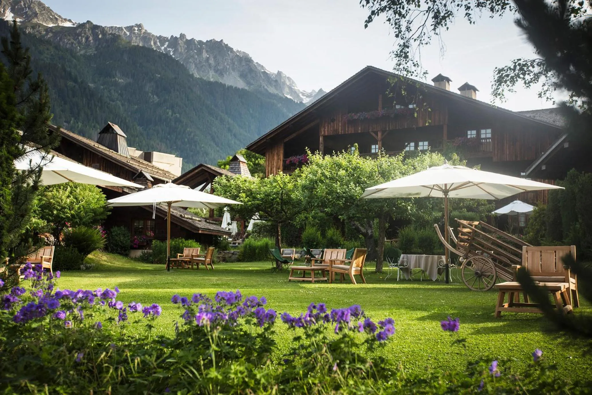 Garden in Le Hameau Albert 1er - Relais & Châteaux
