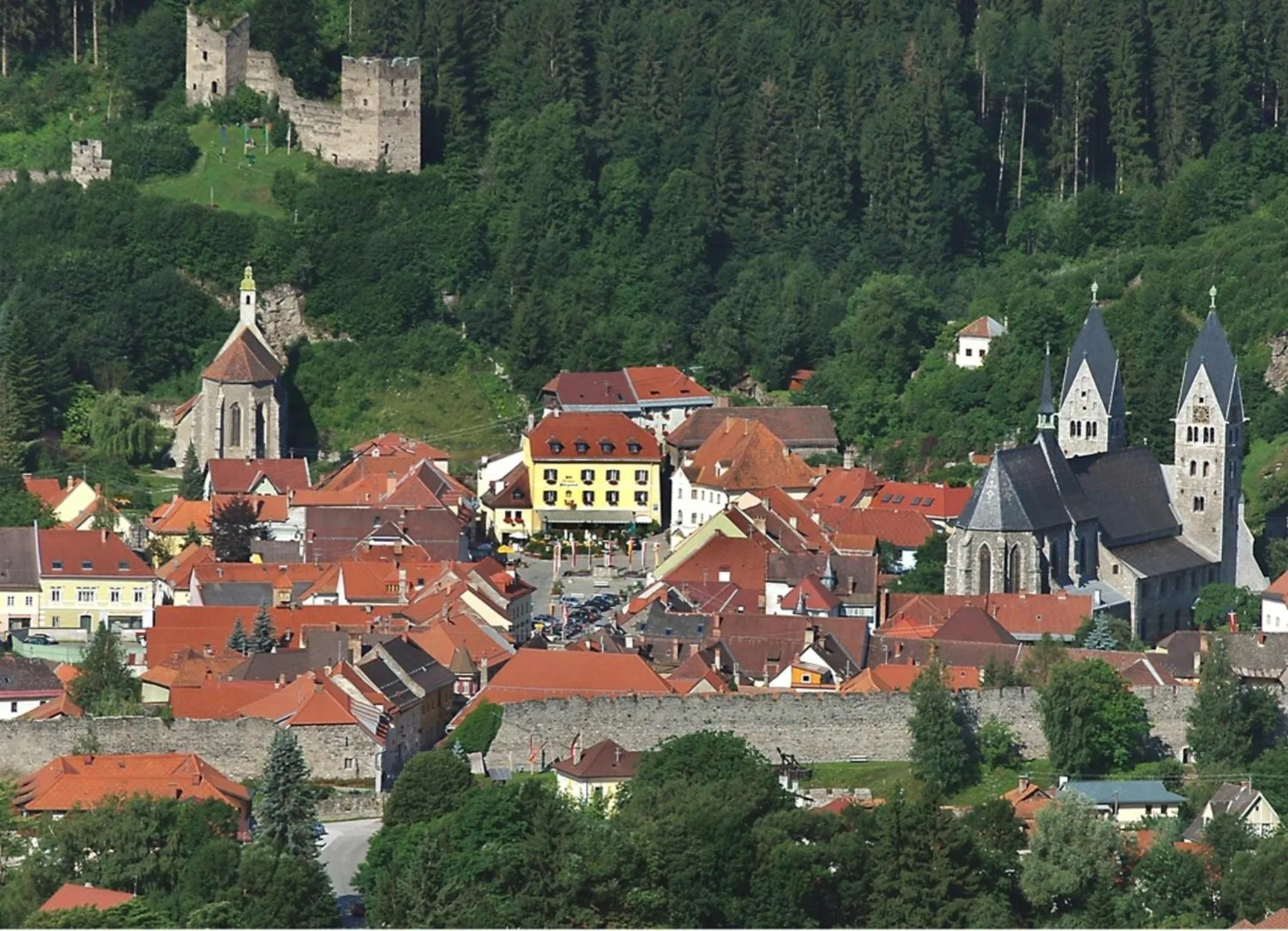 Bird's eye view in Villa Bucher - Metnitztalerhof