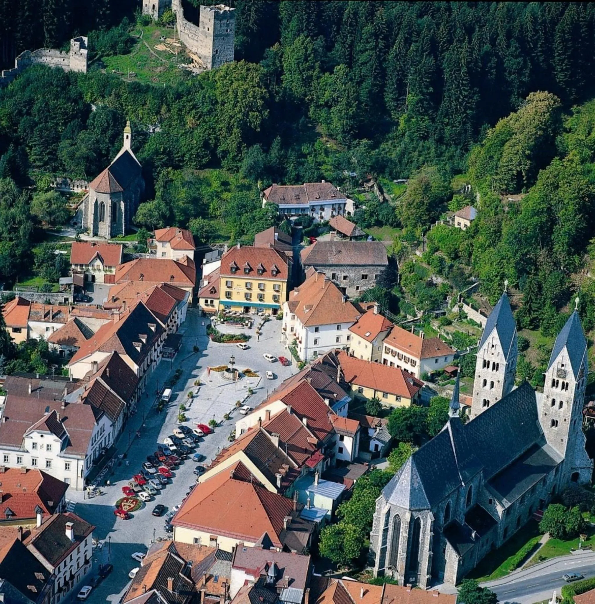Bird's eye view in Villa Bucher - Metnitztalerhof
