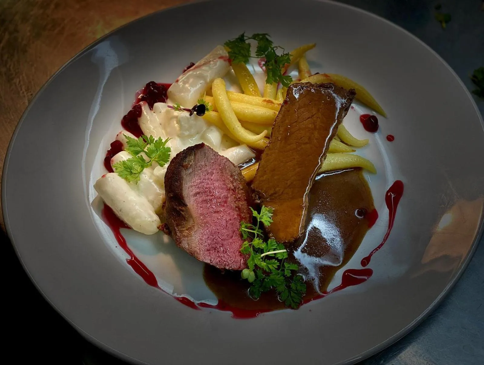 Restaurant/places to eat in Hotel Nesselwanger Hof