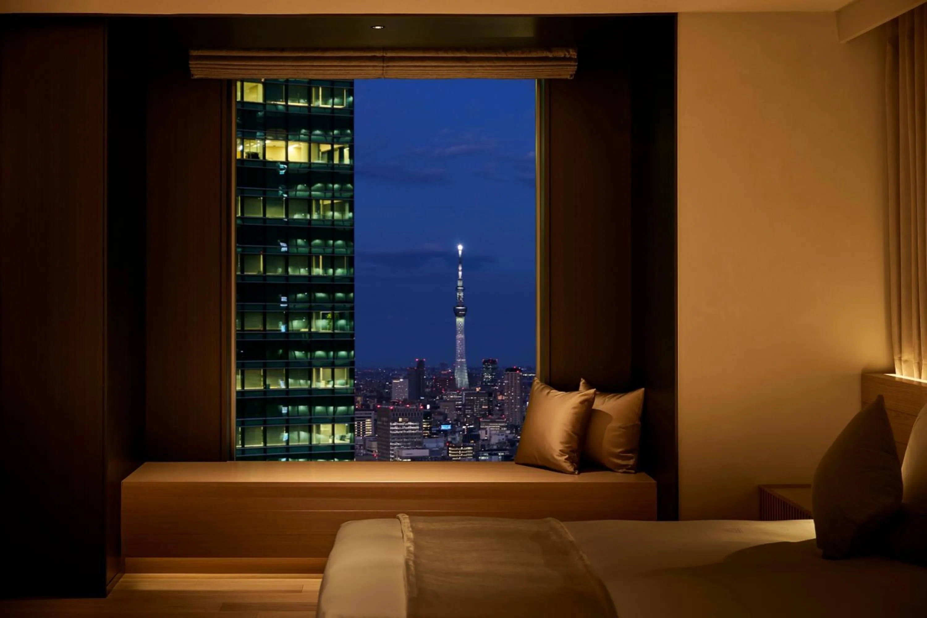 Photo of the whole room, Bed in The Royal Park Hotel Iconic Tokyo Shiodome