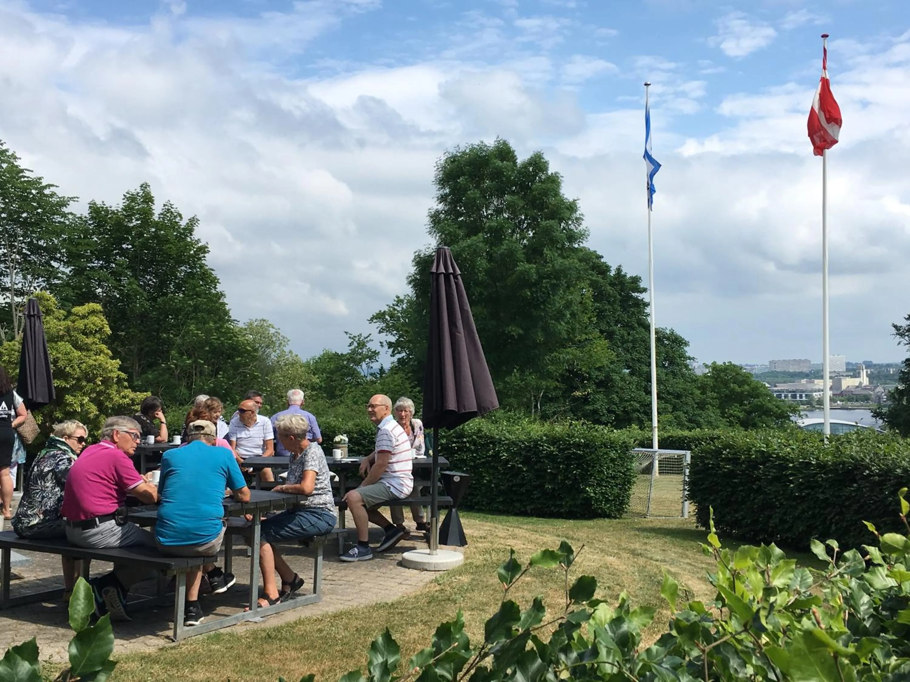 Balcony/Terrace in Danhostel Kolding