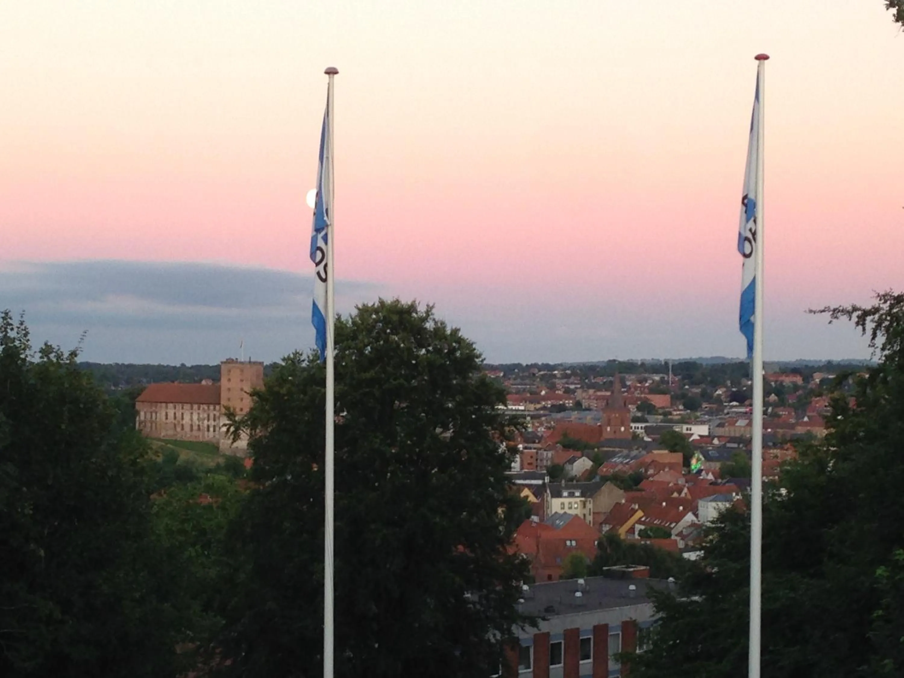 Sunset in Danhostel Kolding