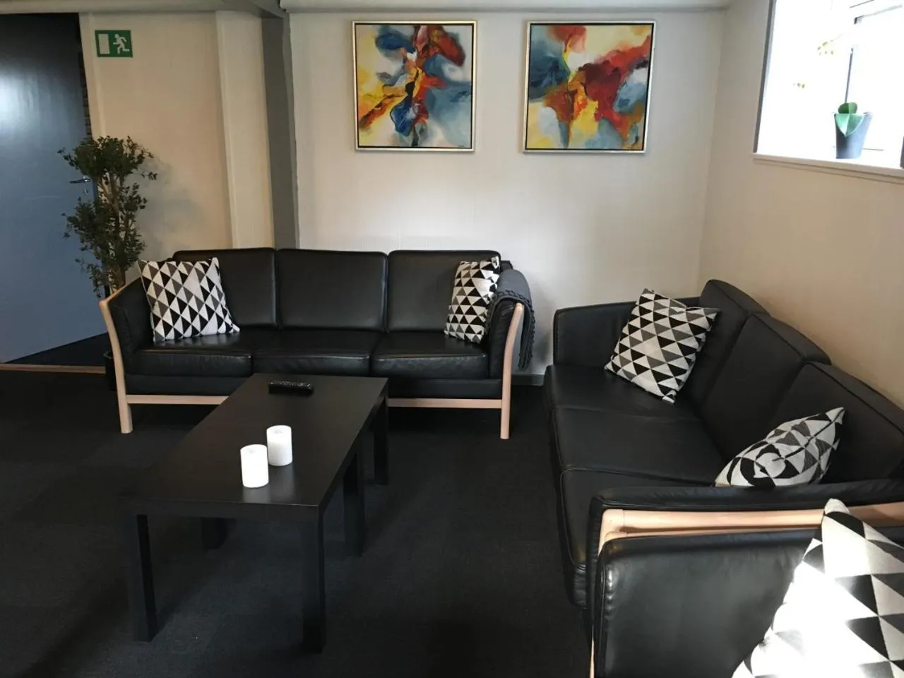 Communal lounge/ TV room in Danhostel Kolding