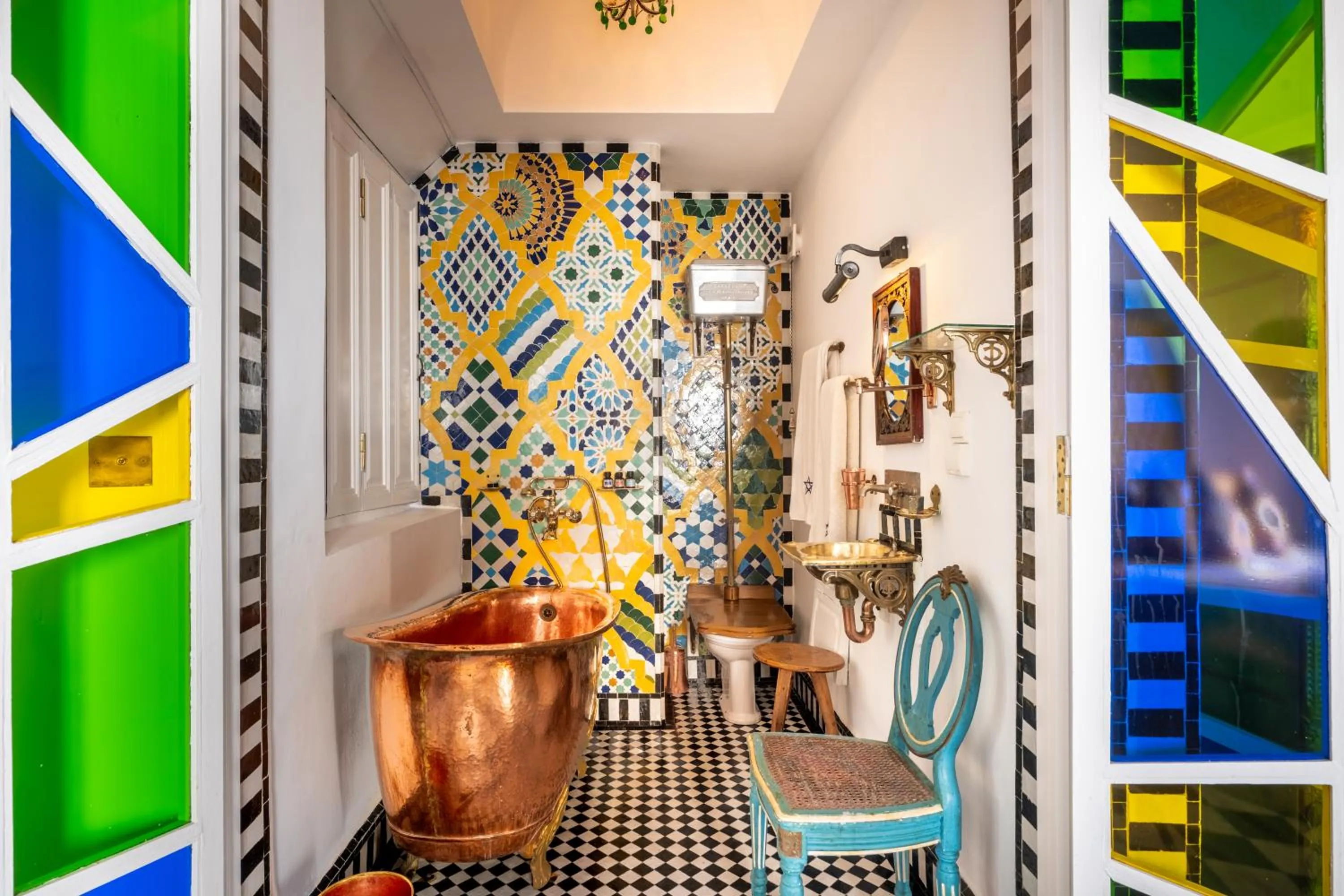 Bathroom in SALUT MAROC! Luxury Boutique Hotel & Restaurant