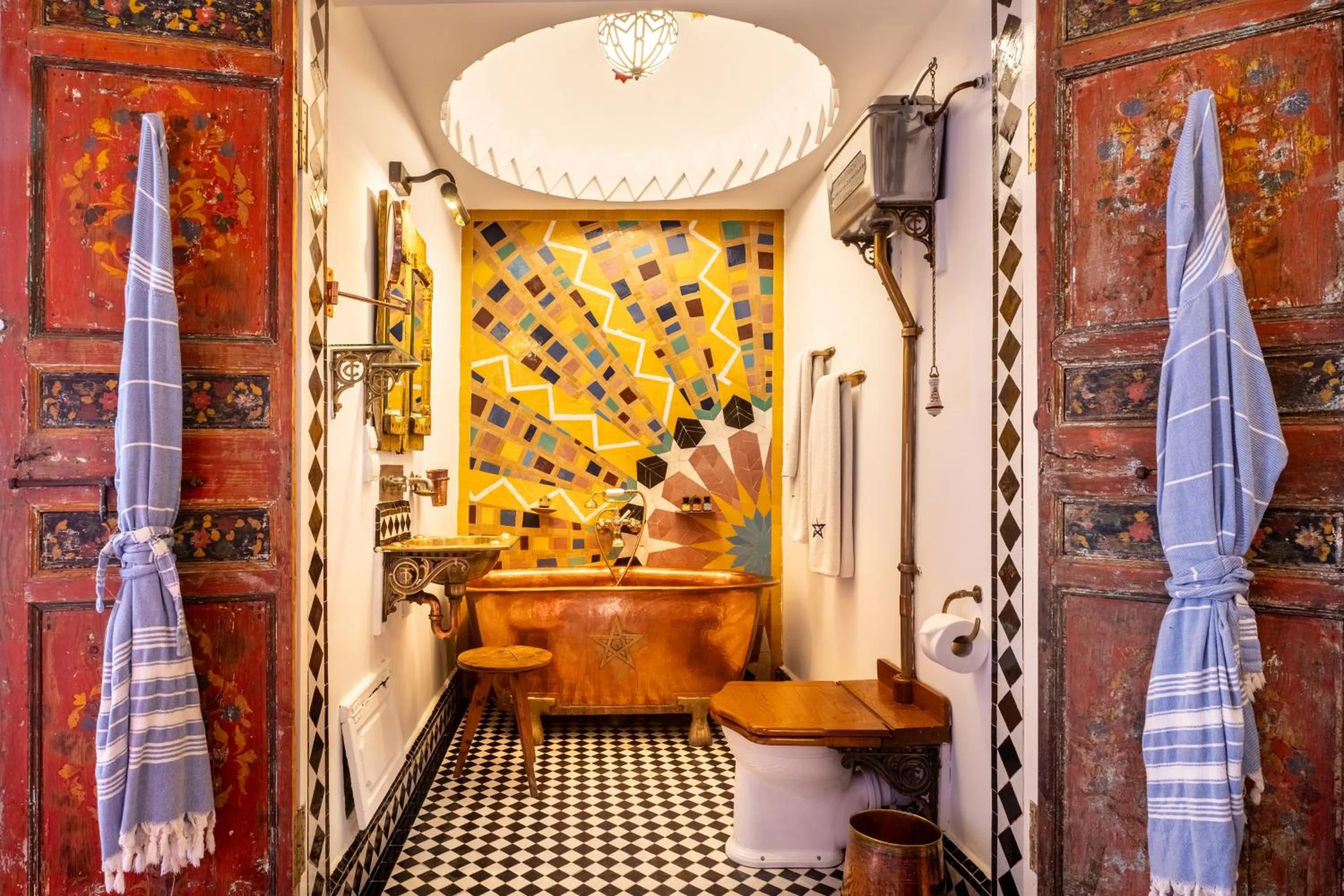 Bathroom in SALUT MAROC! Luxury Boutique Hotel & Restaurant