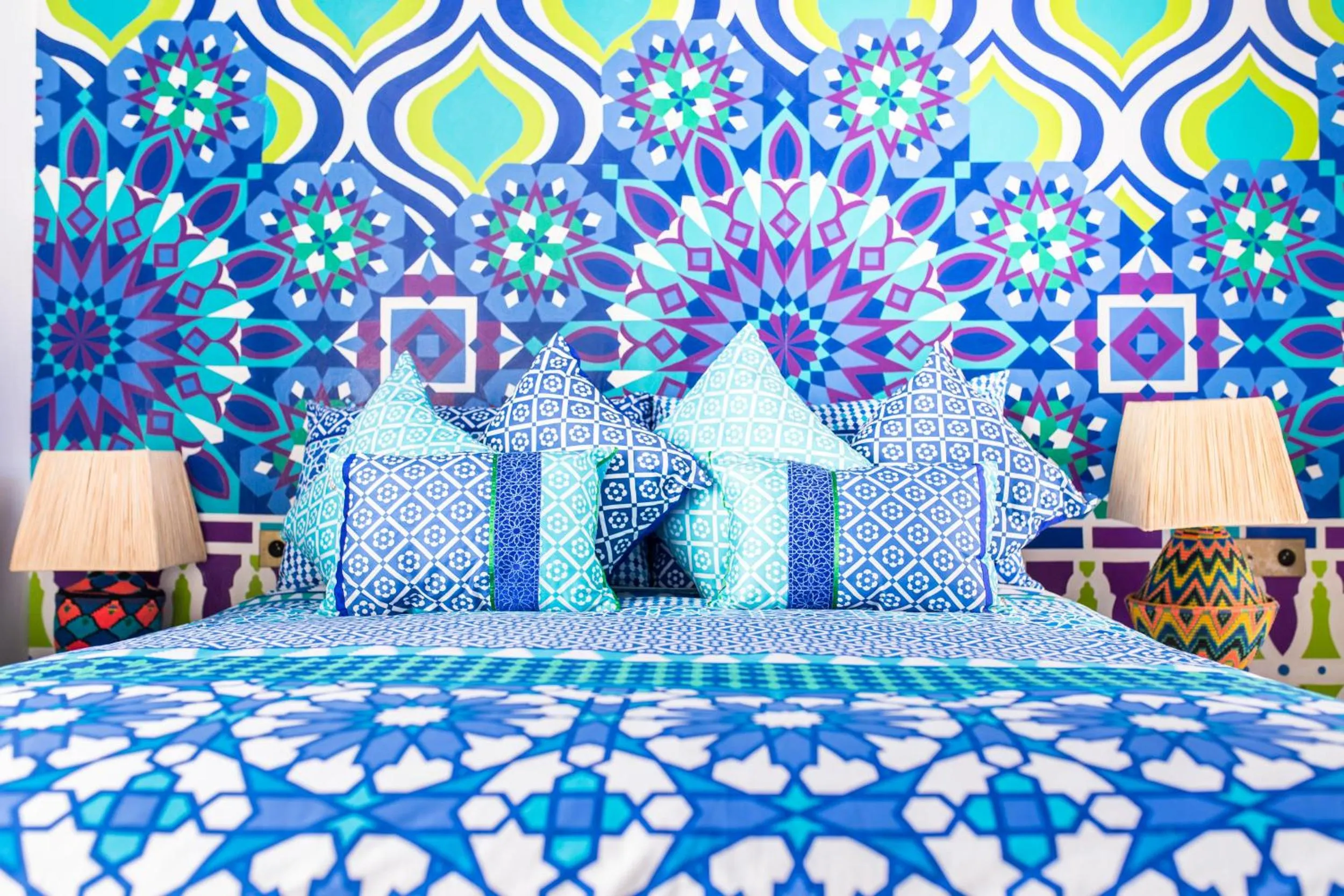 Bed in SALUT MAROC! Luxury Boutique Hotel & Restaurant