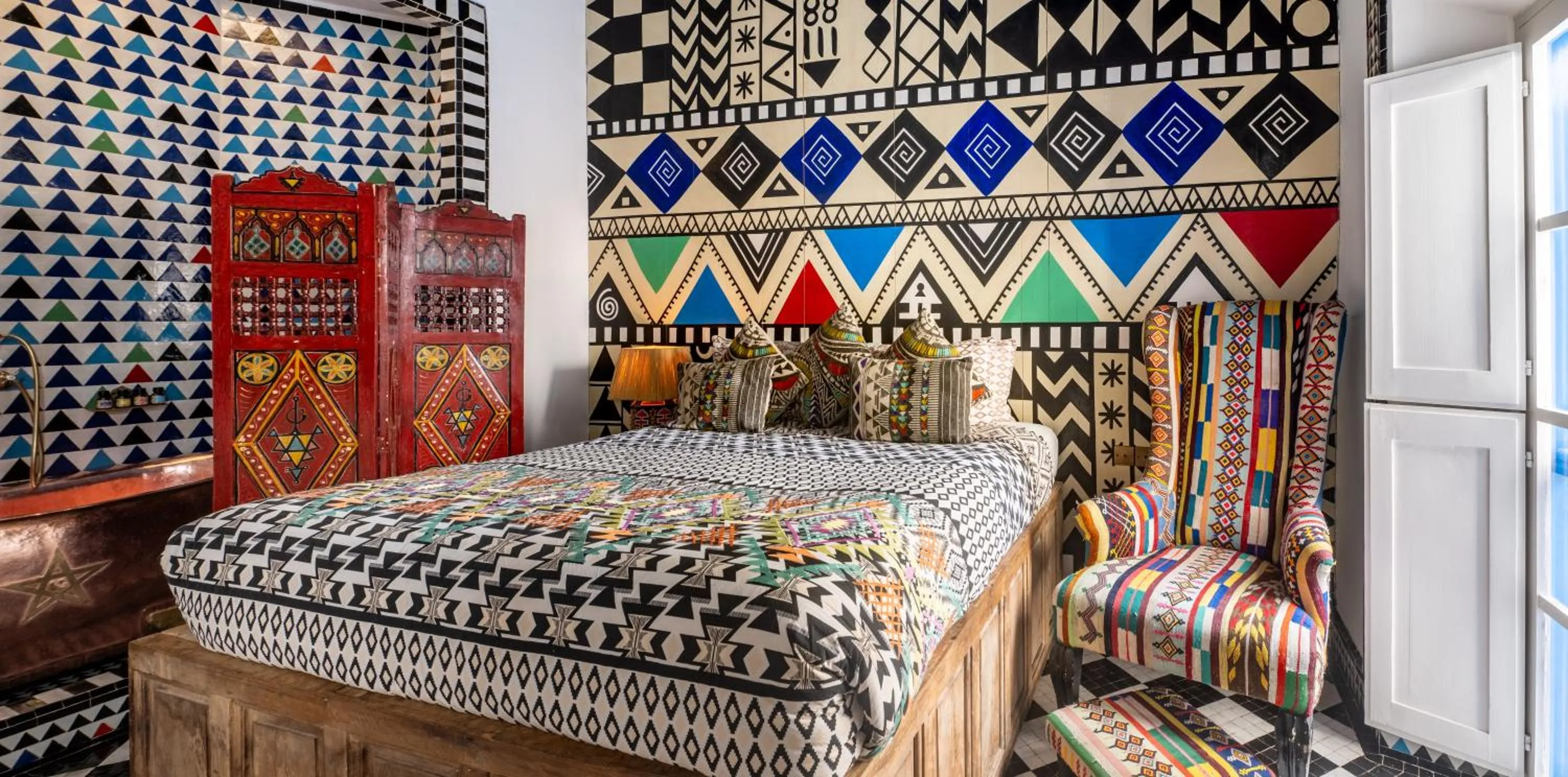 Bed in SALUT MAROC! Luxury Boutique Hotel & Restaurant