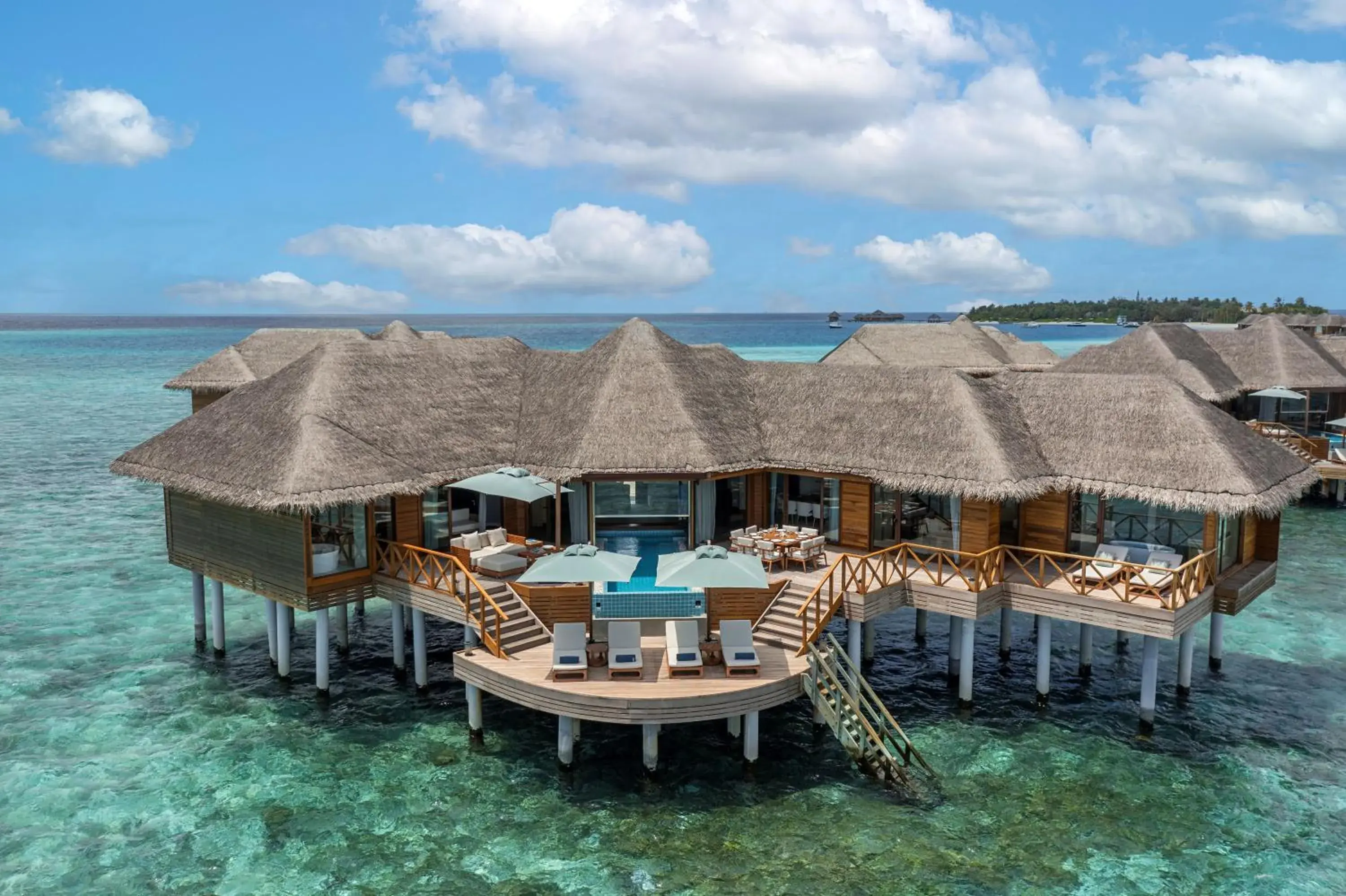 Two Bedroom Ocean Pavilion with Indoor-Outdoor Pool in Huvafen Fushi Maldives Two Bedroom Ocean Pavilion with Indoor-Outdoor Pool in Huvafen Fushi Maldives