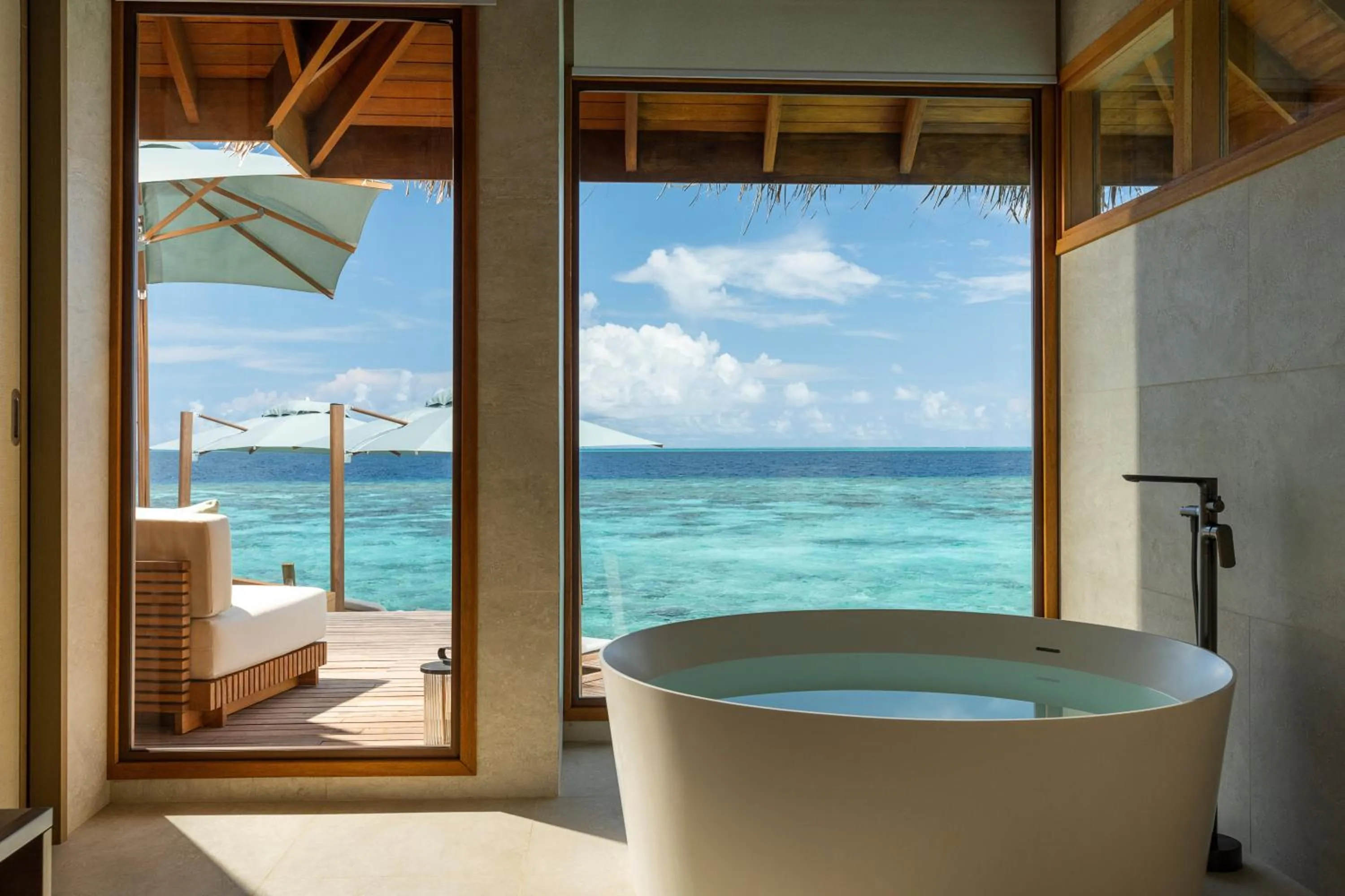 Sea view in Huvafen Fushi Maldives
