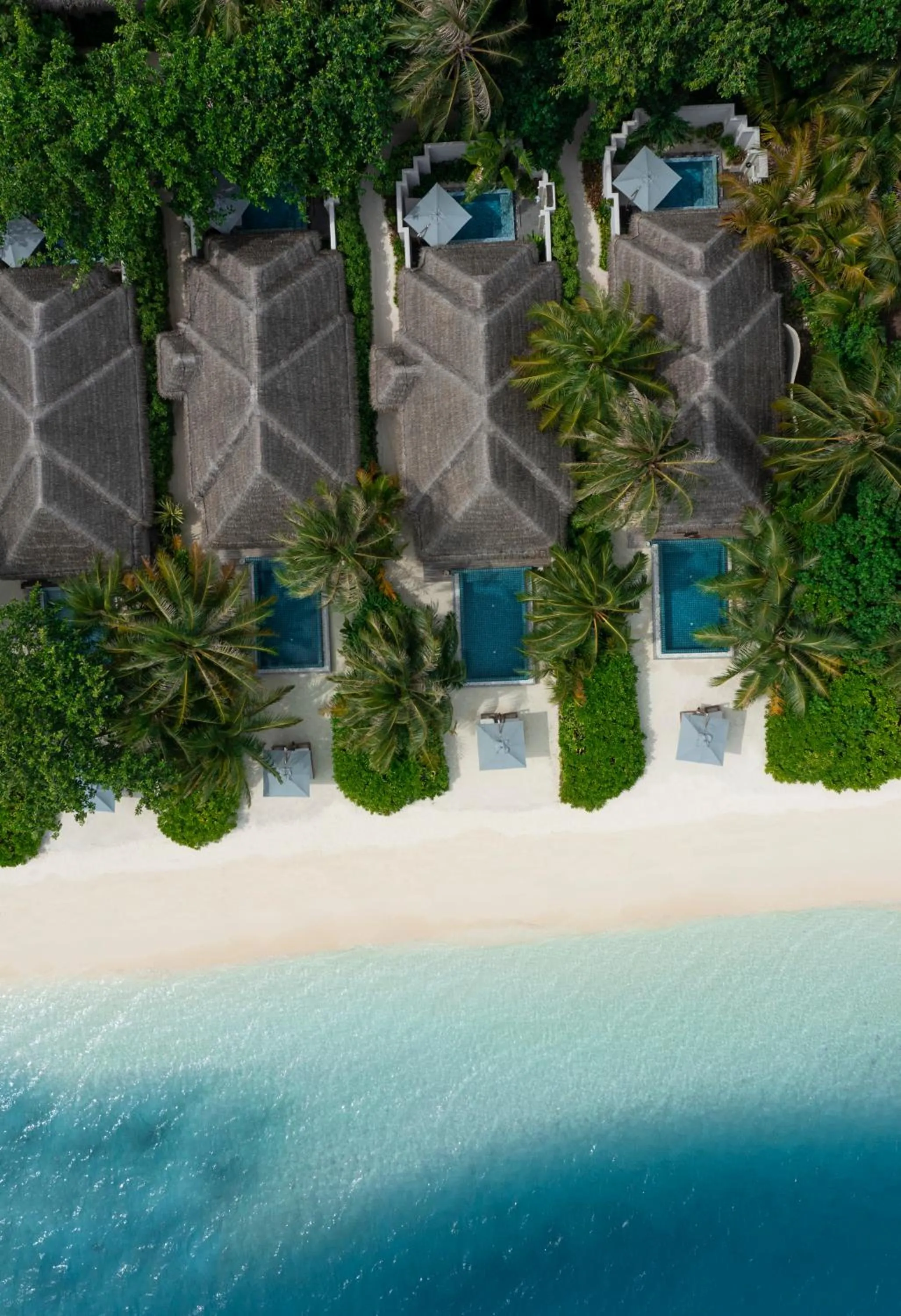 Bird's eye view in Huvafen Fushi Maldives