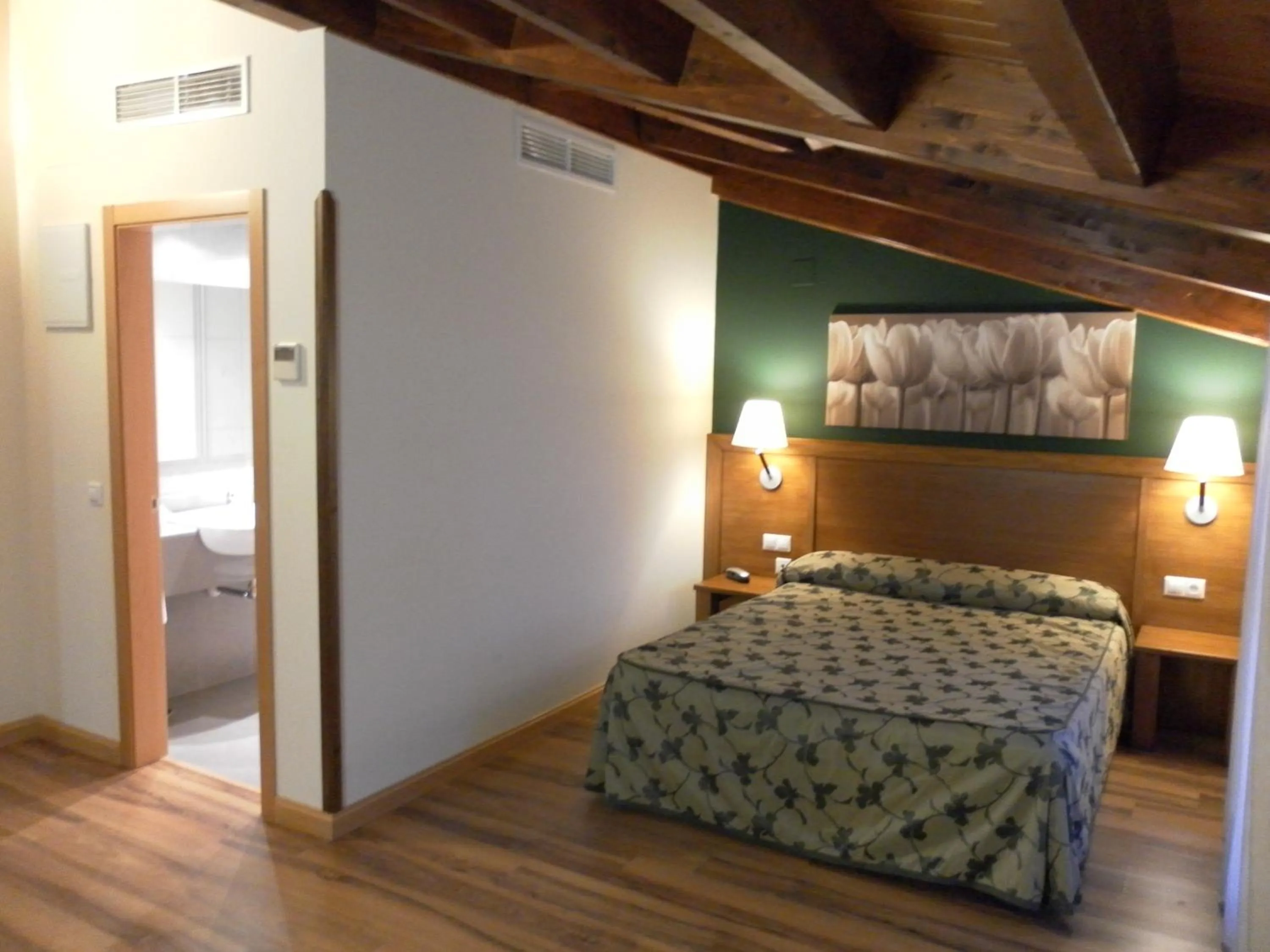 Bedroom, Bed in Hotel Milagros Rio Riaza