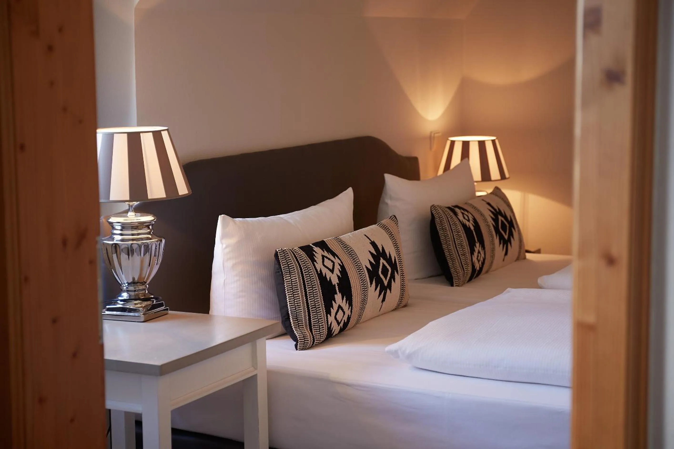 Bed in Gästehaus Warsteiner Welt