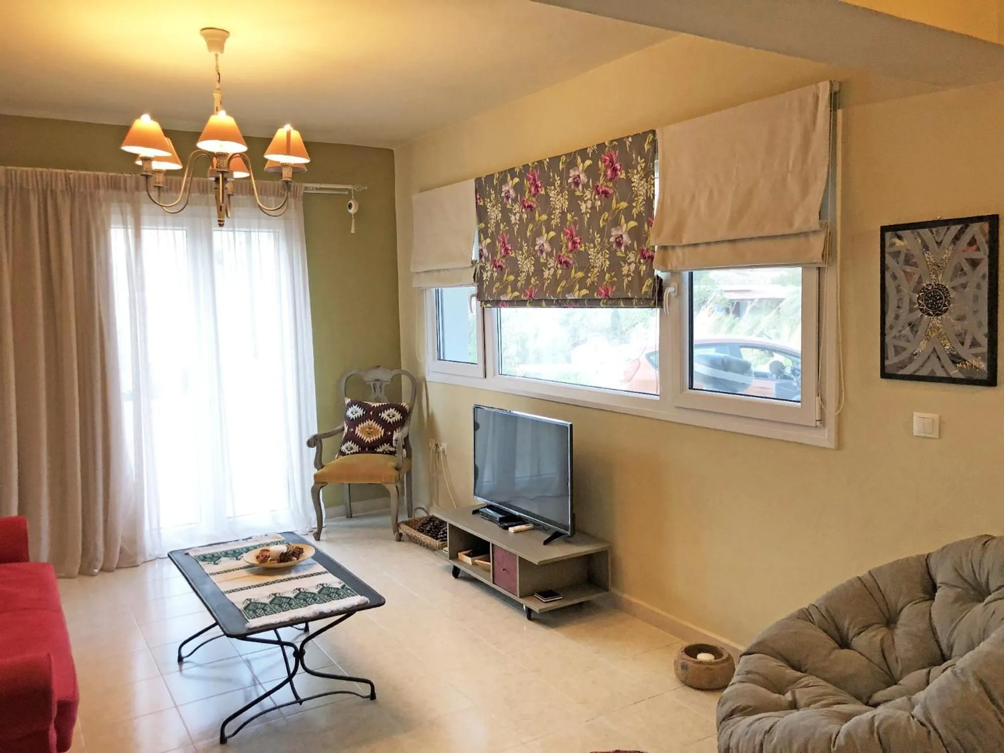 Living room in Elaia Villas