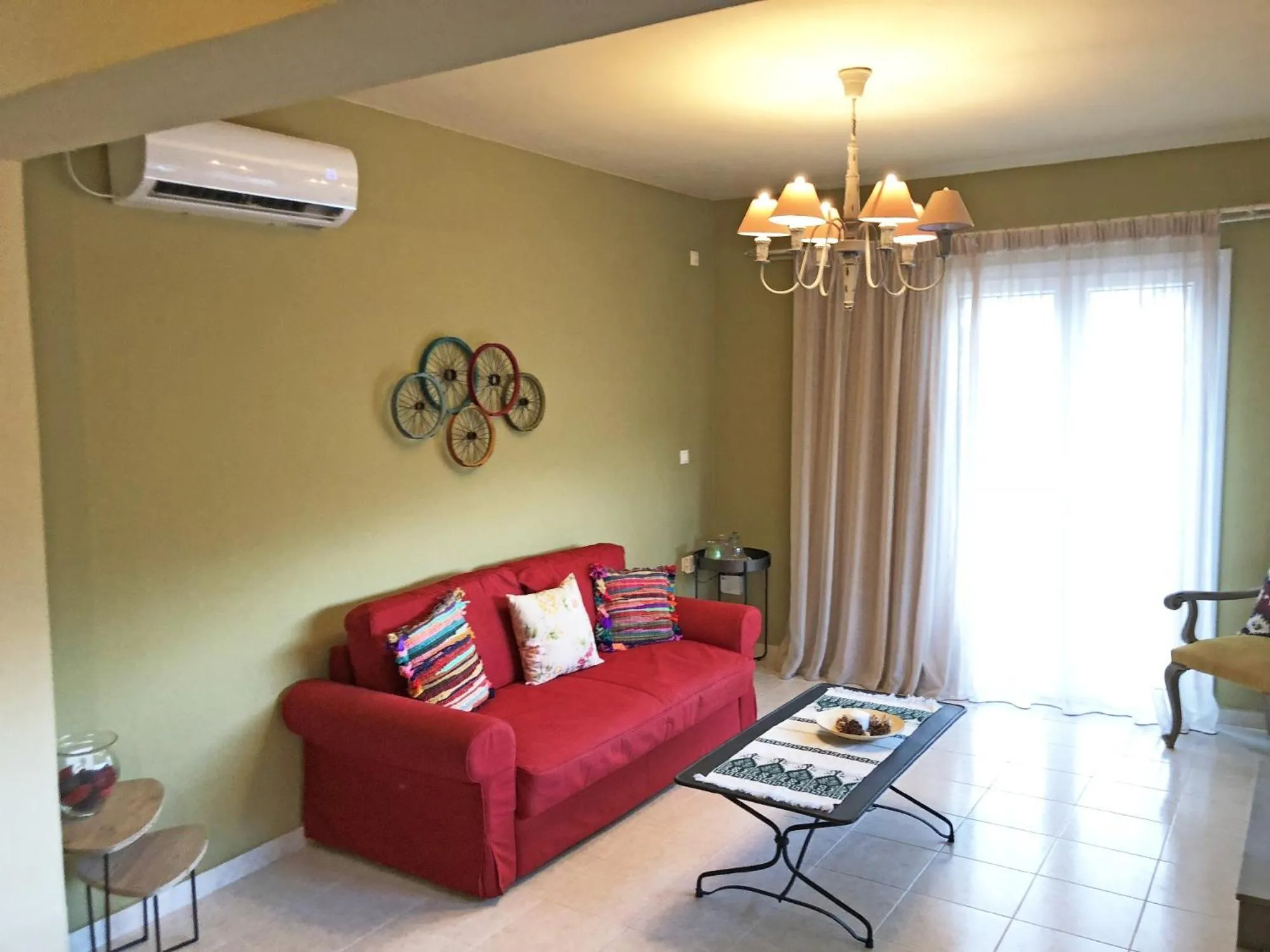 Living room in Elaia Villas