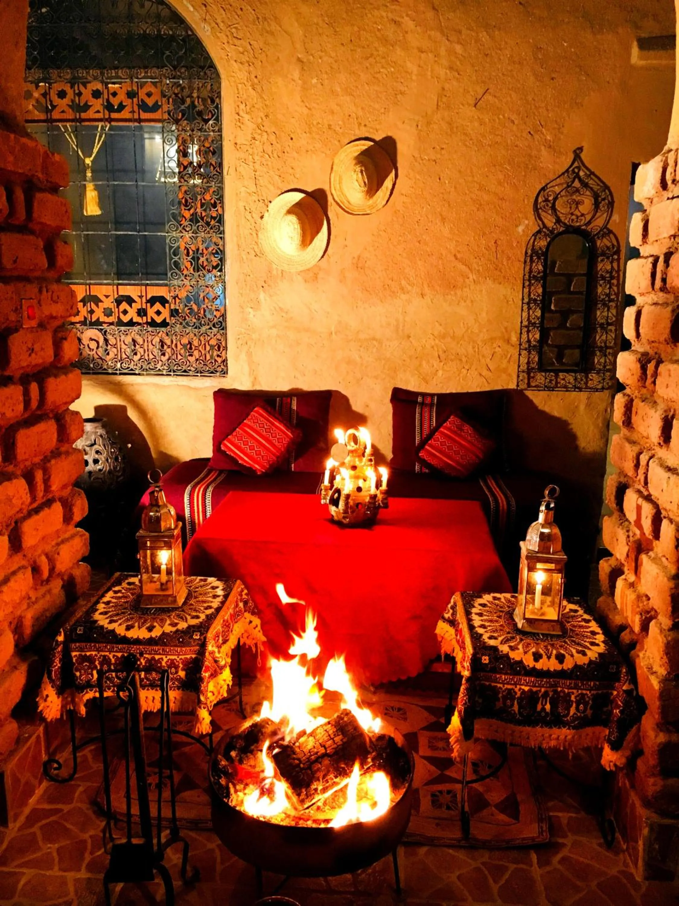 Living room in Kasbah Tiriguioute
