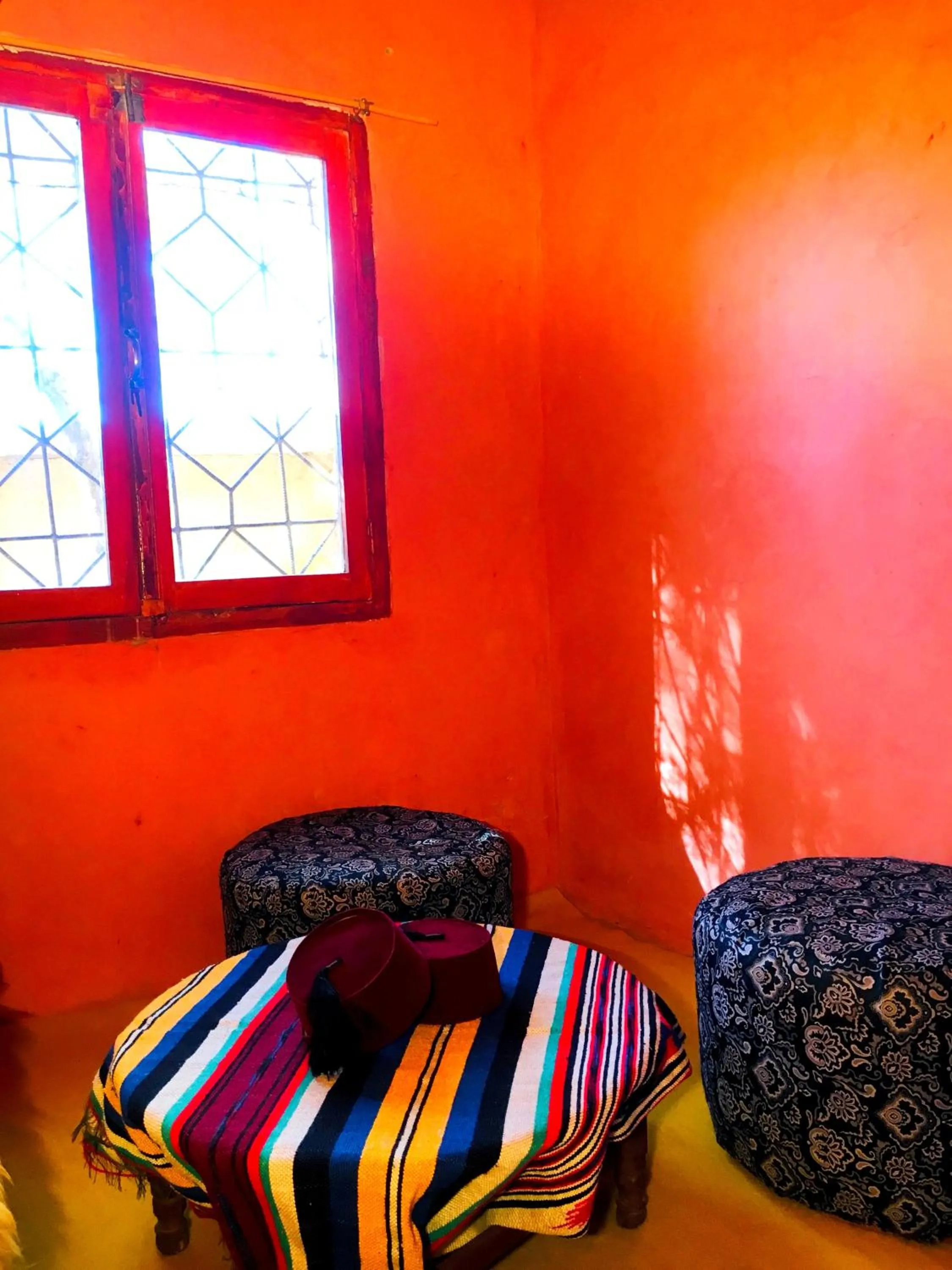 Seating area in Kasbah Tiriguioute