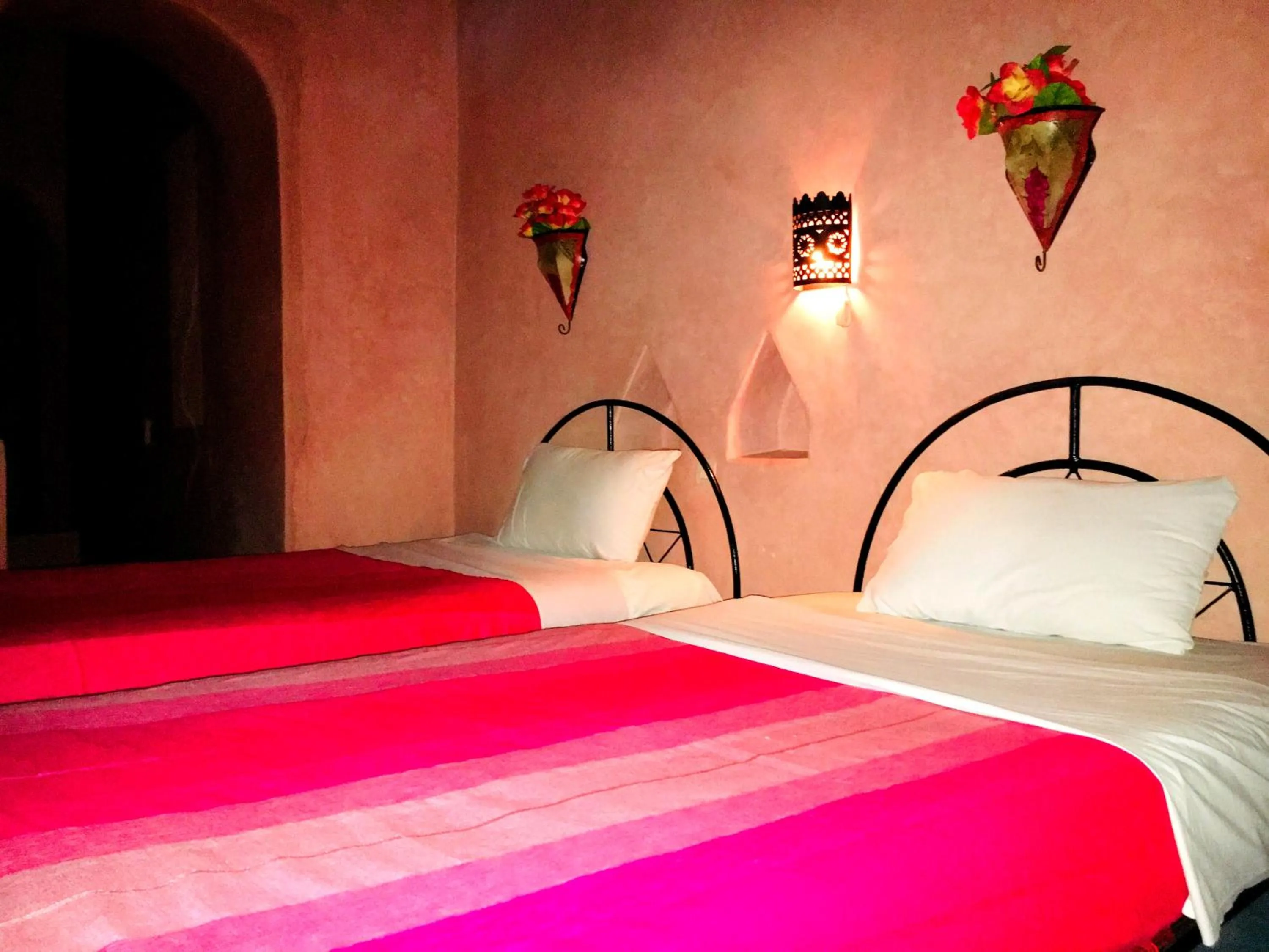 Bed in Kasbah Tiriguioute