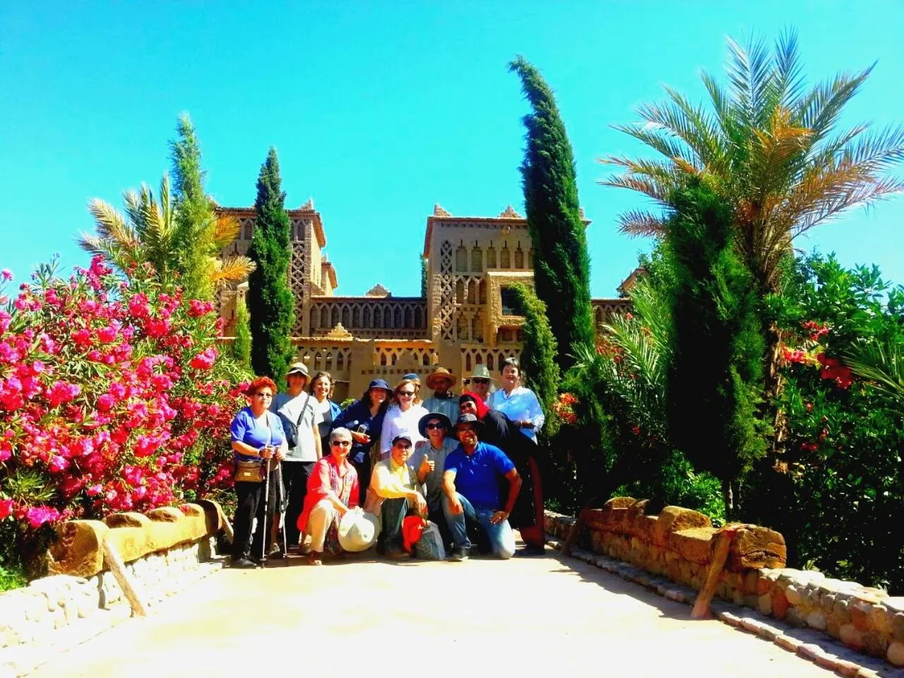 Guests in Kasbah Tiriguioute
