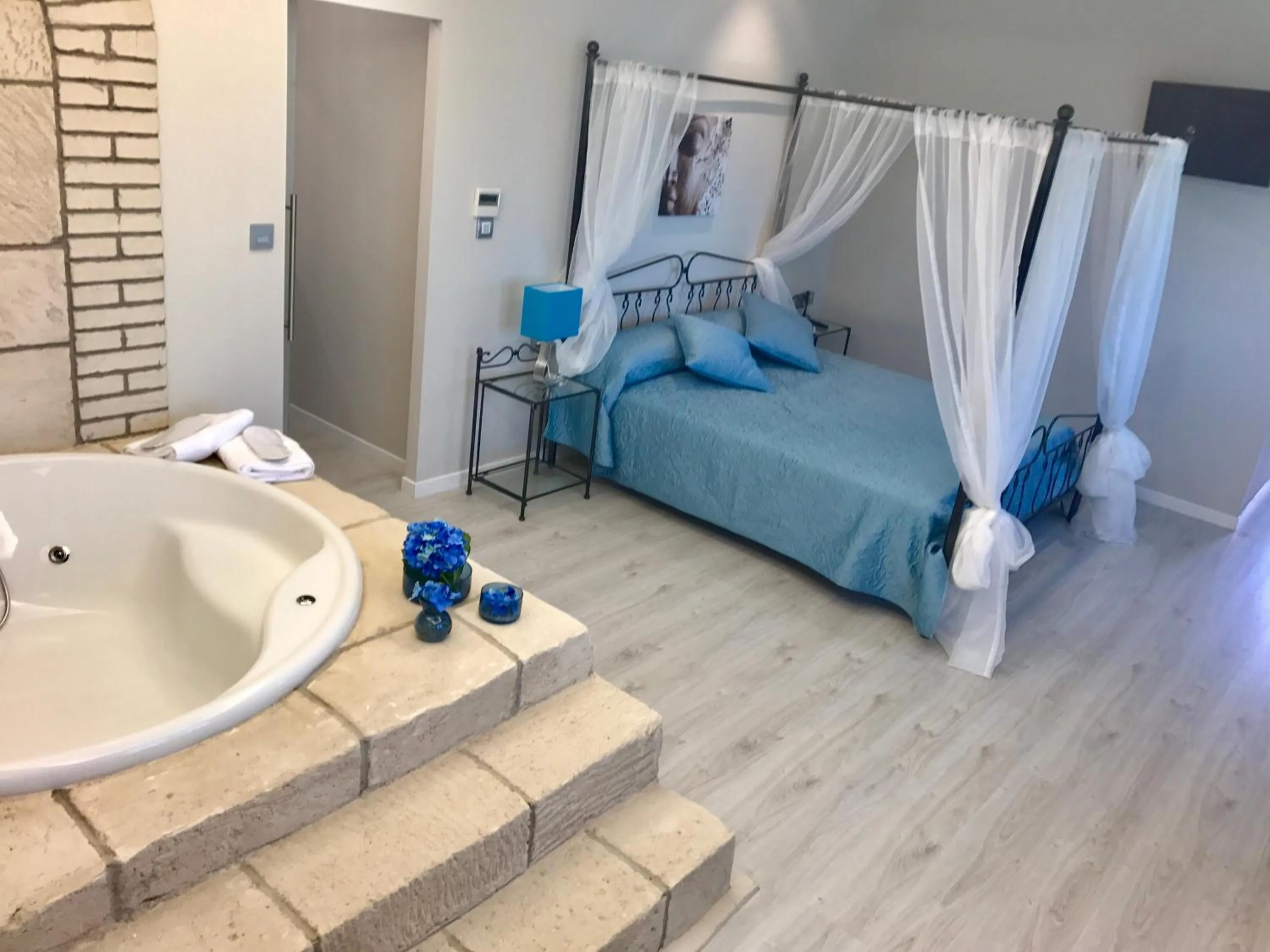 Bed in Hotel Castillo Bonavía