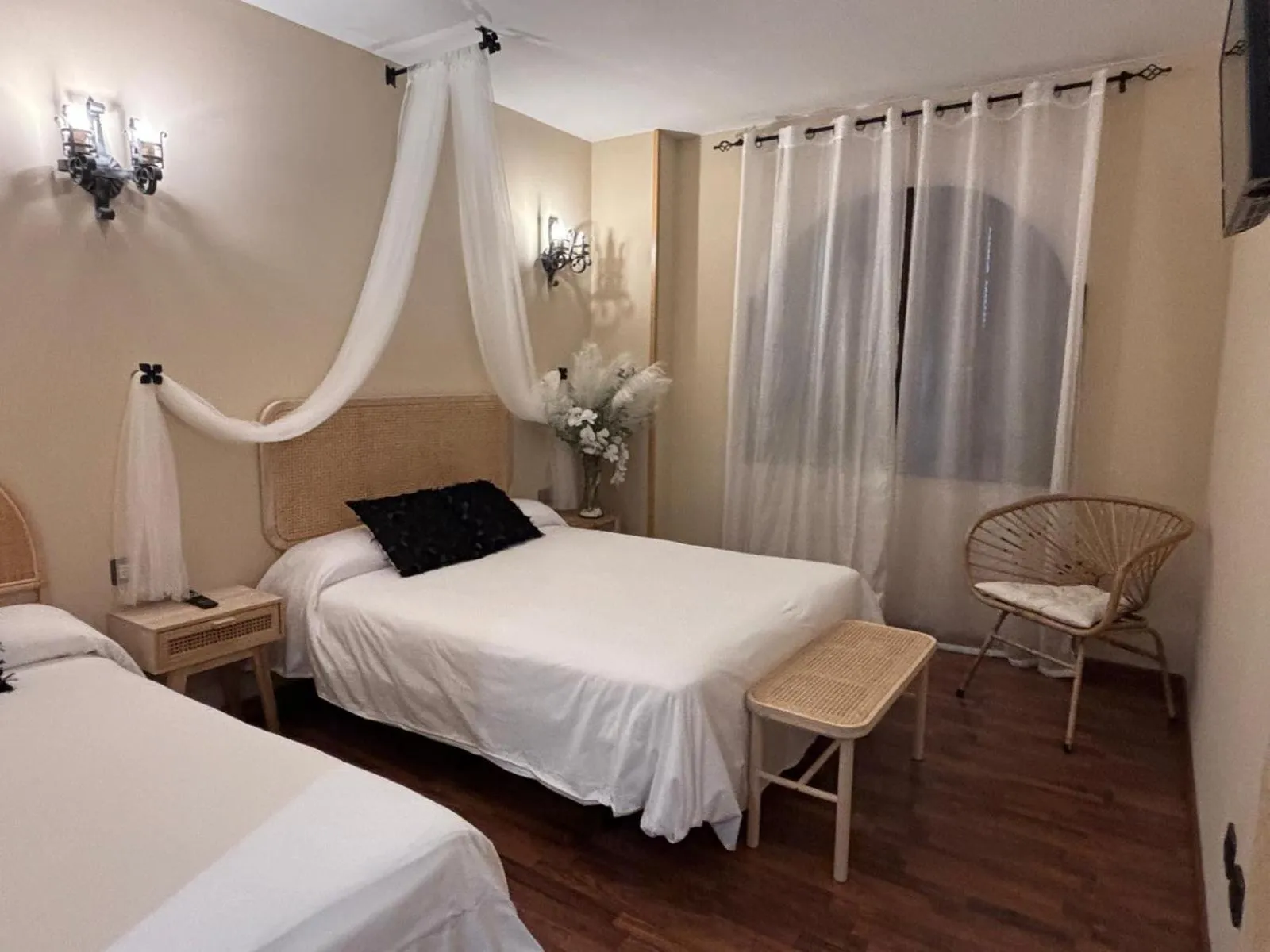 Bed in Hotel Castillo Bonavía