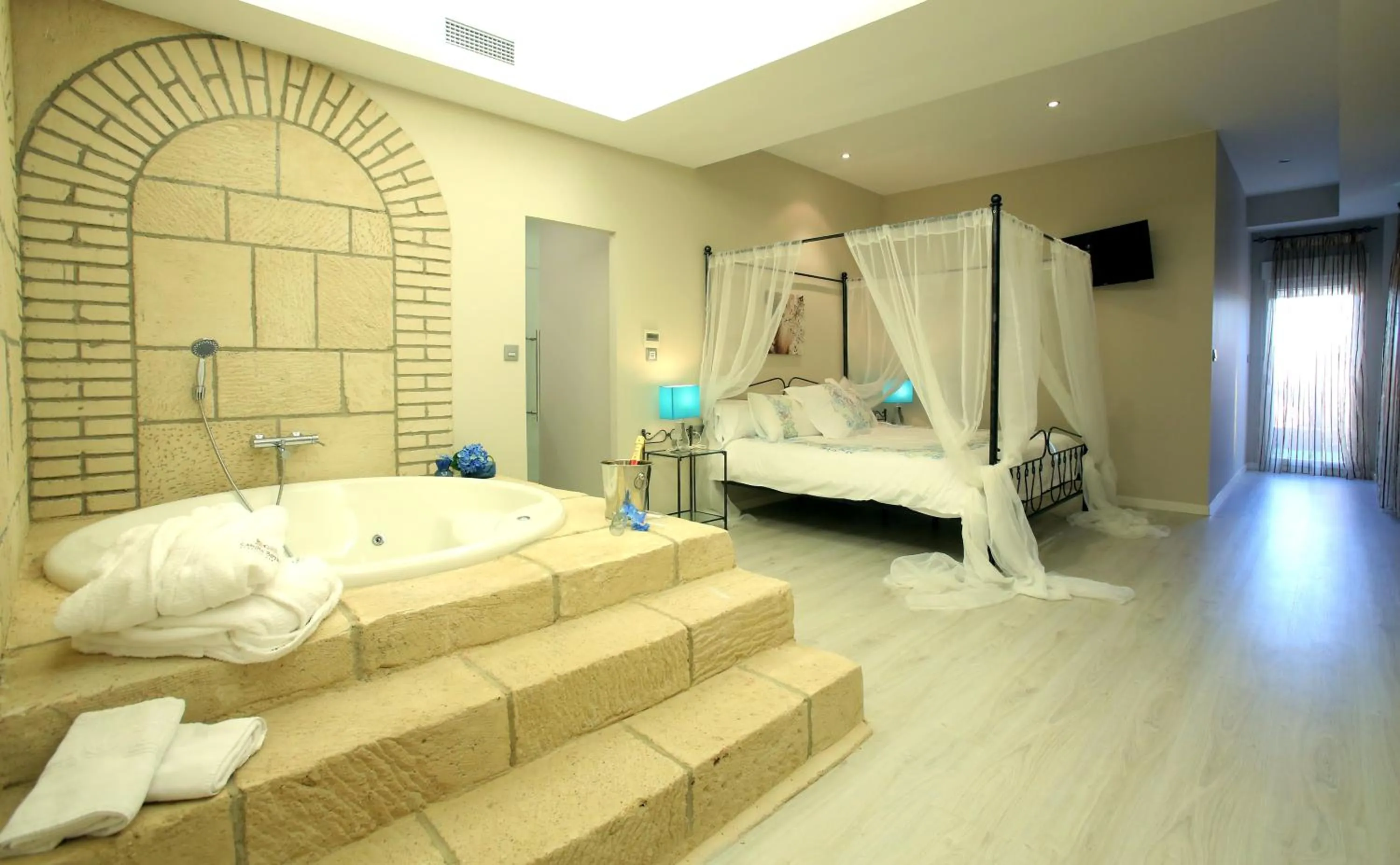 Bed in Hotel Castillo Bonavía