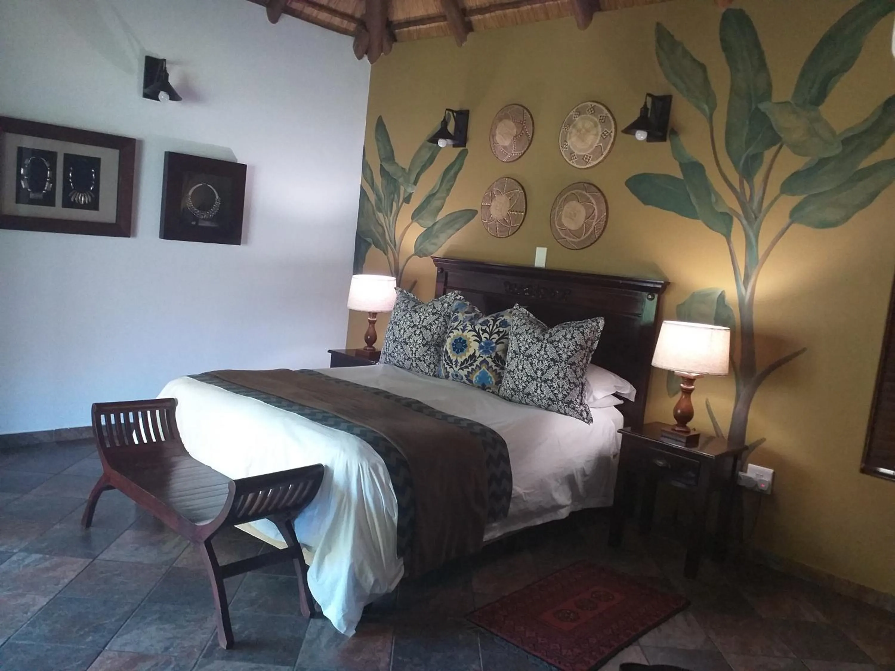 Bed in Lodge Afrique