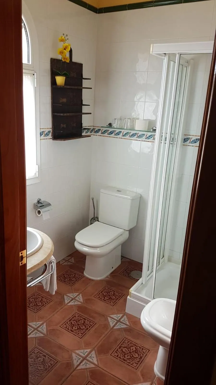 Bathroom in Hosteria Las Viñas