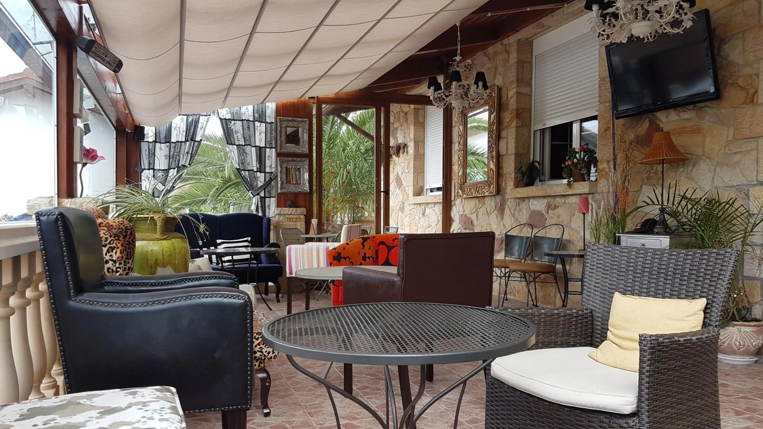 Balcony/Terrace in Hosteria Las Viñas