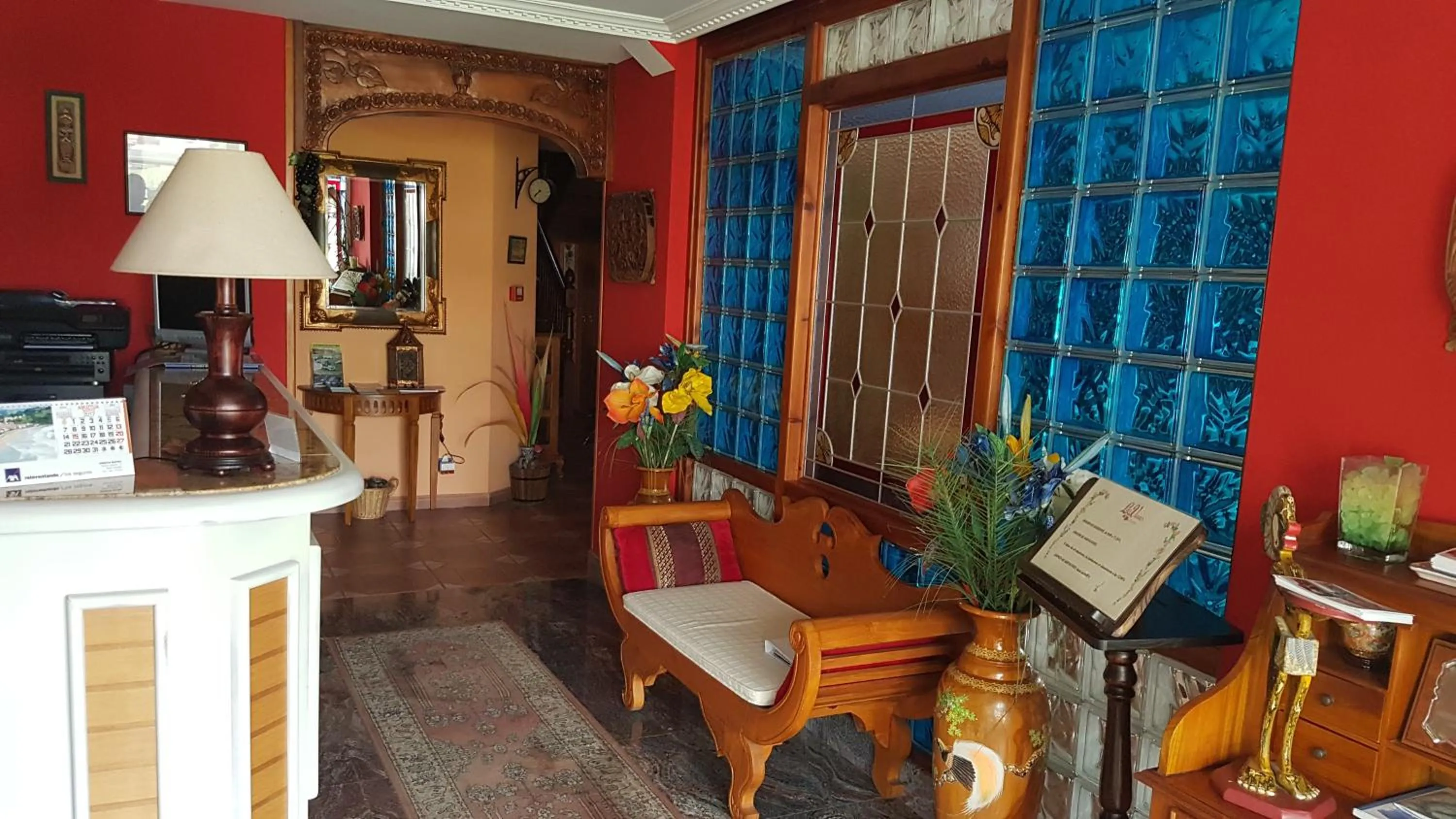 Lobby or reception in Hosteria Las Viñas