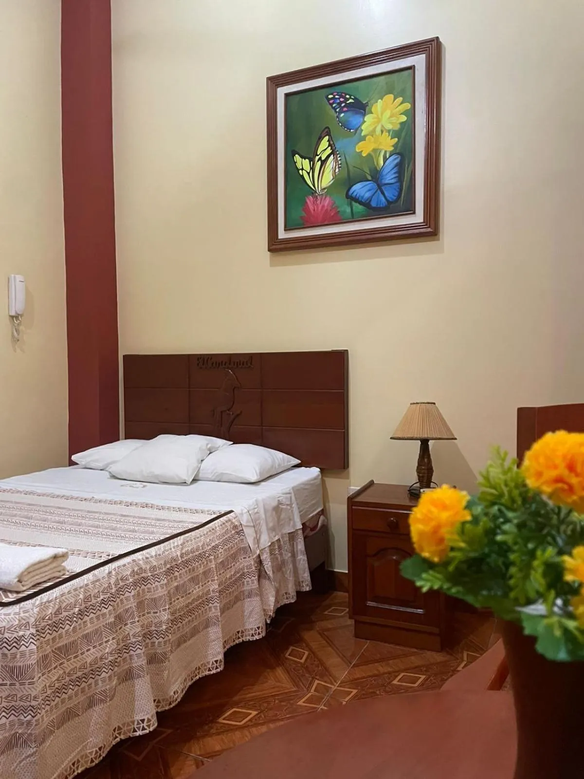 Bed in Alojamiento El Cardenal