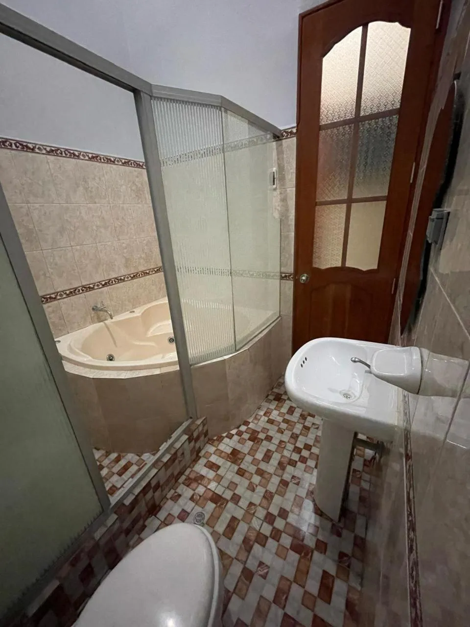 Bathroom in Alojamiento El Cardenal