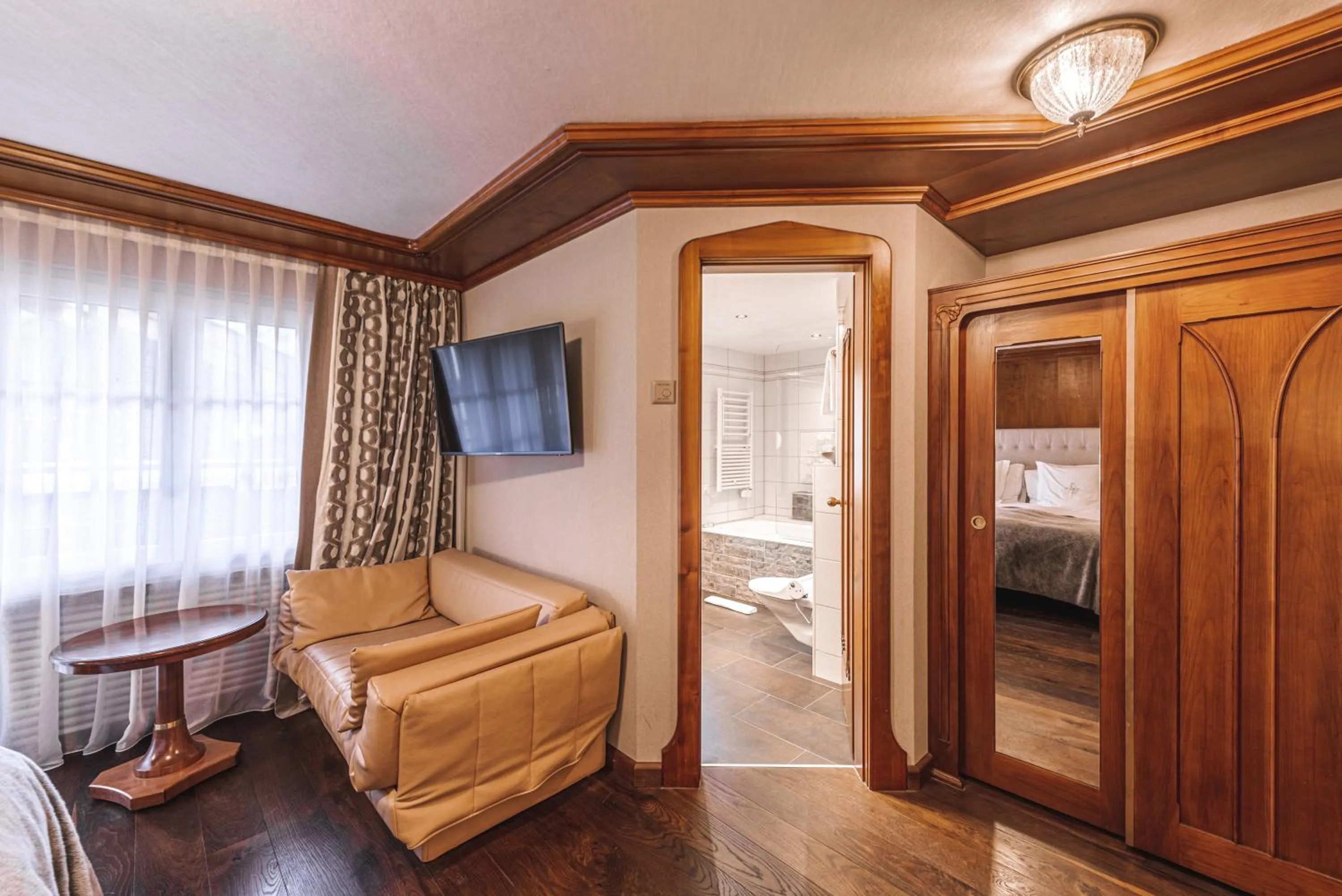 Seating area, Bed in Boutique Hotel Albana Real - Restaurants & Spa