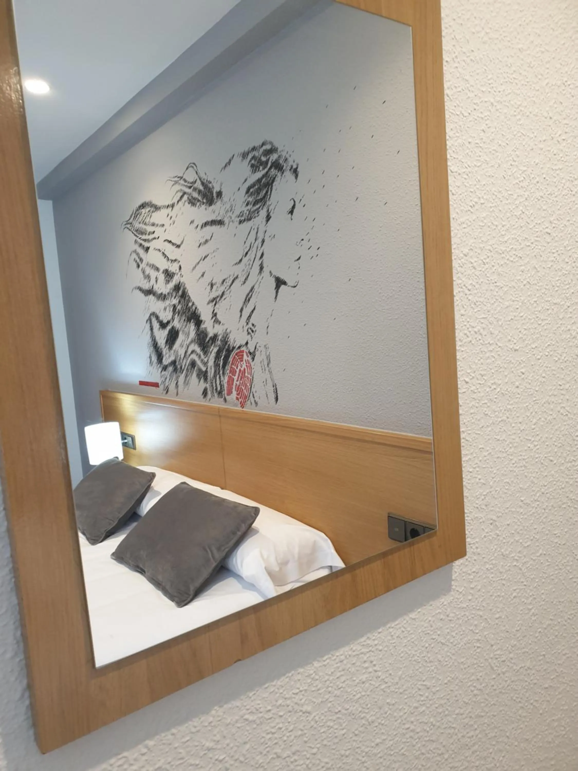 Decorative detail, Bed in Hotel Arts - Gasteiz Centro