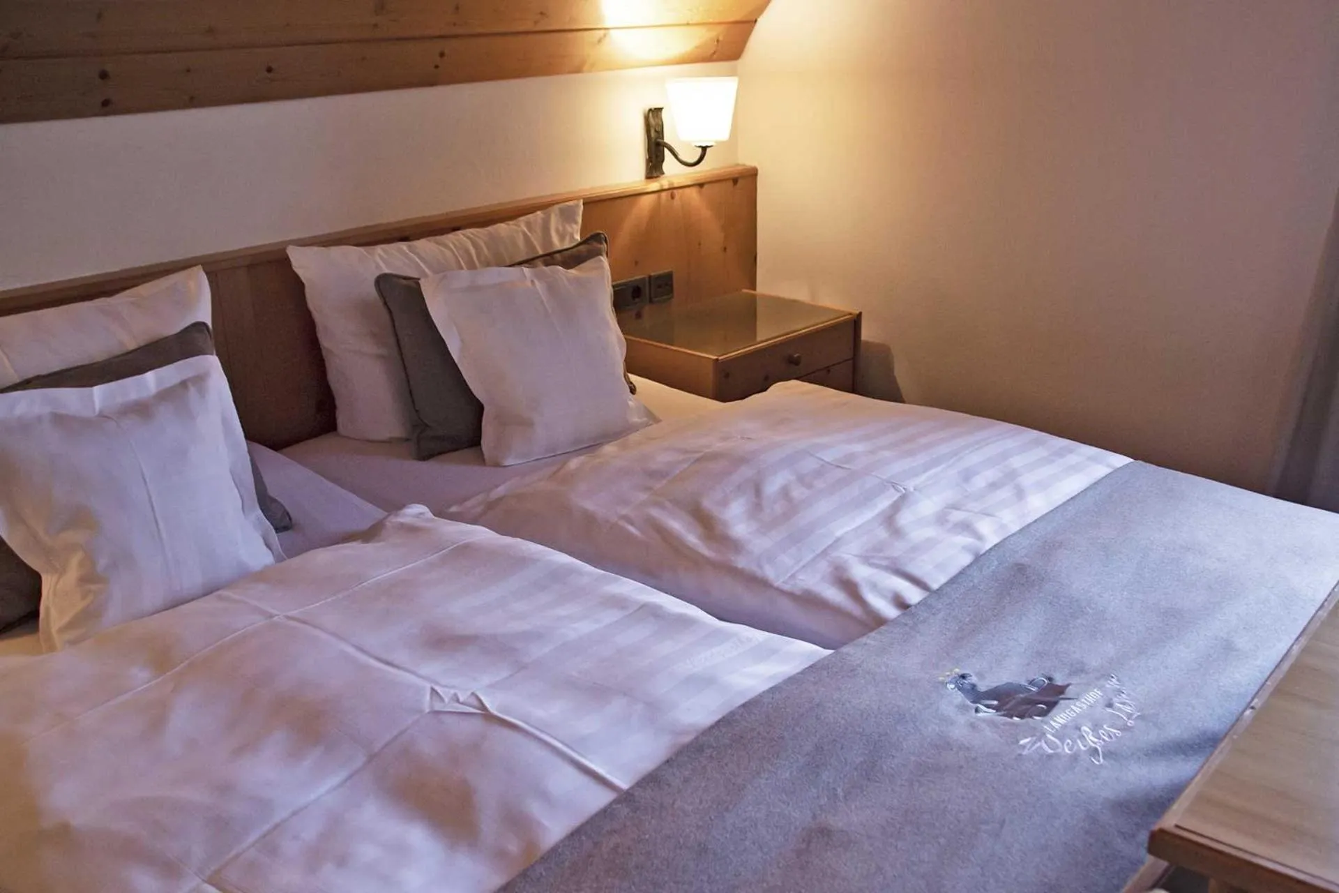 Photo of the whole room, Bed in Landgasthof Weisses Lamm