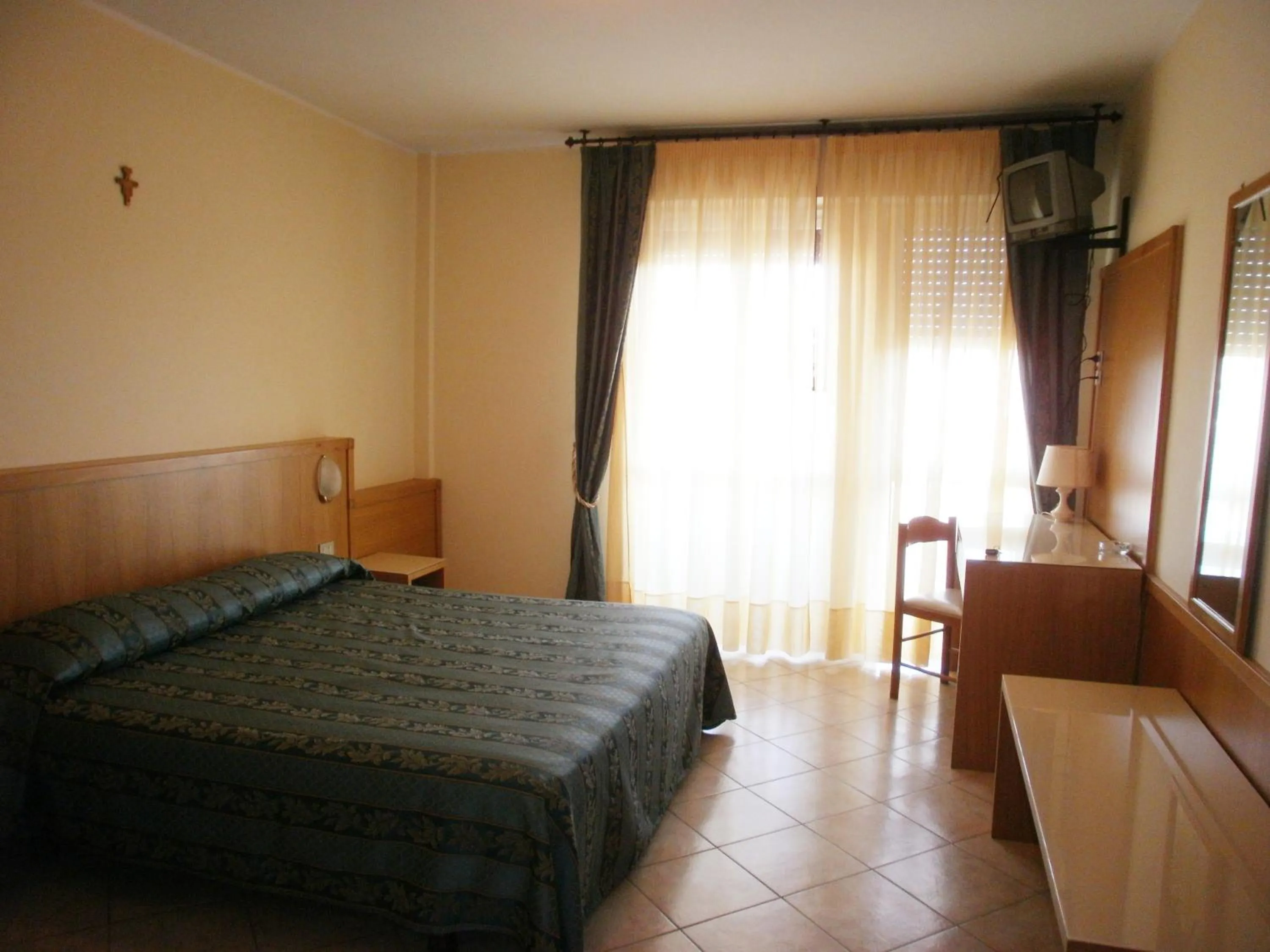 Bed in Hotel Manzoni