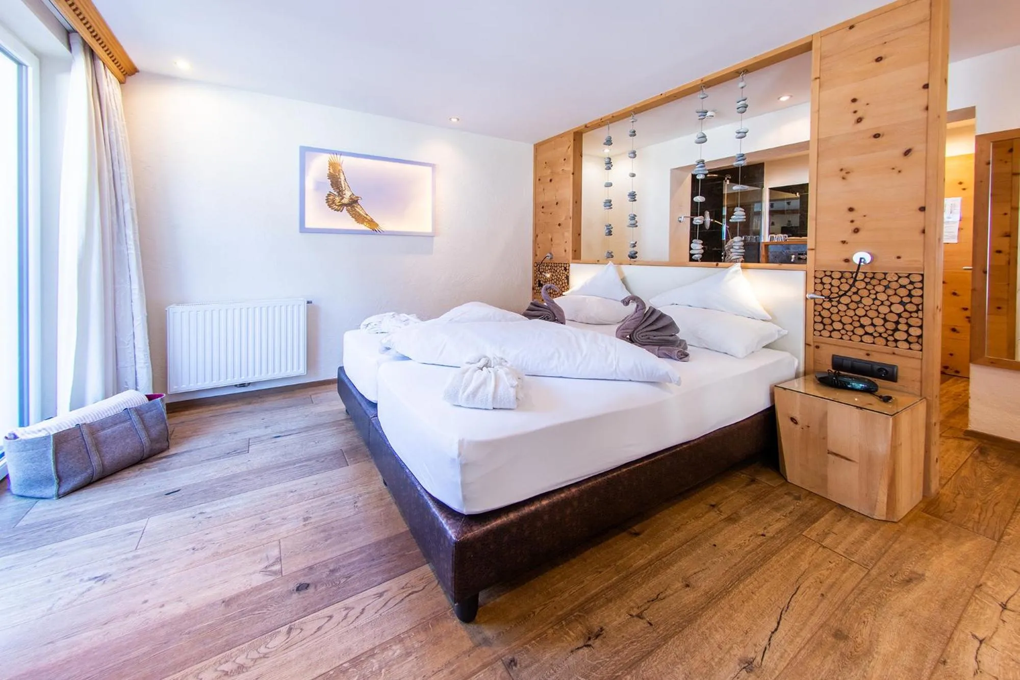 Bed in Hotel Riederhof- Urlaub mit WAU!