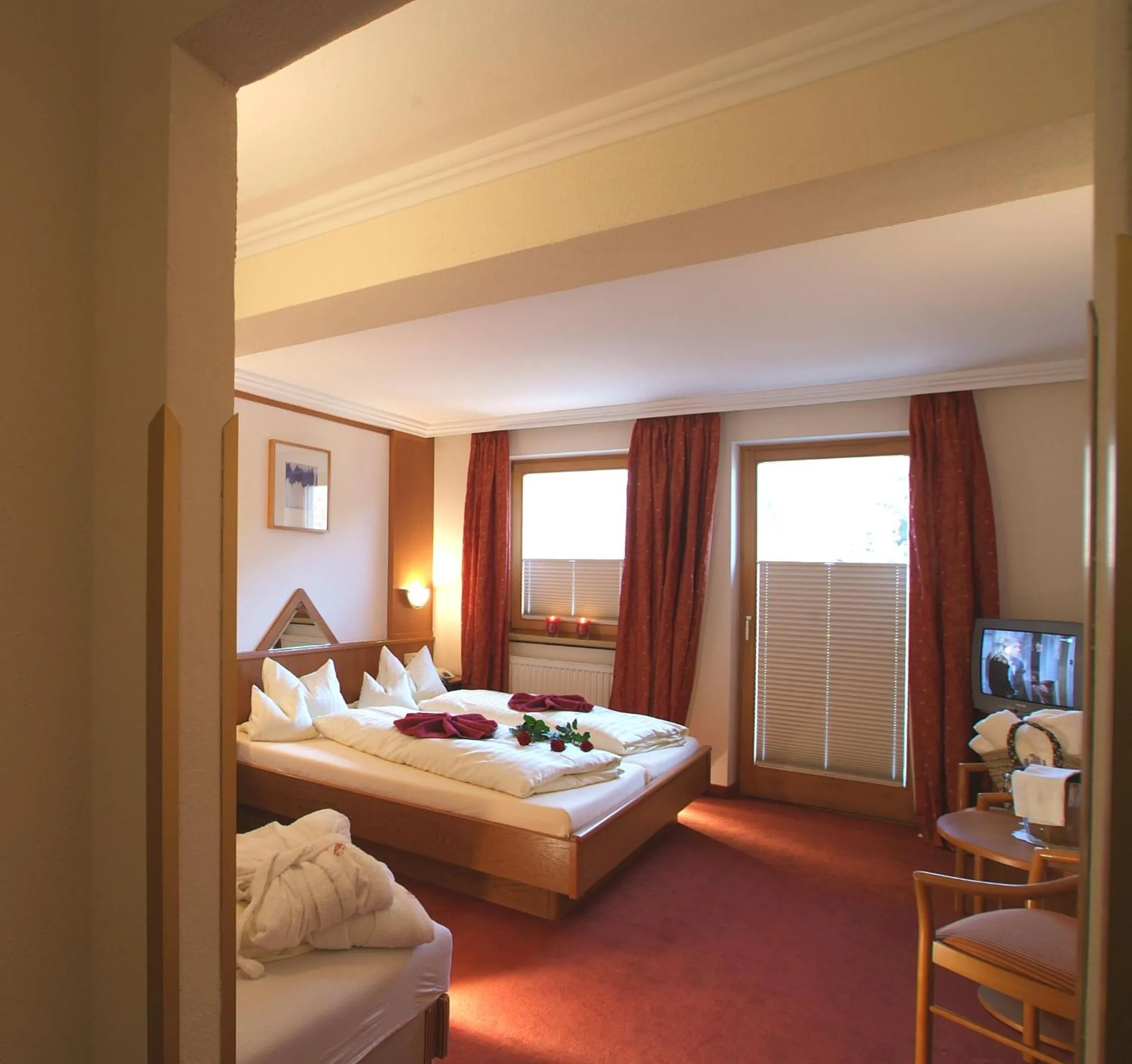 Bed in Hotel Riederhof- Urlaub mit WAU!