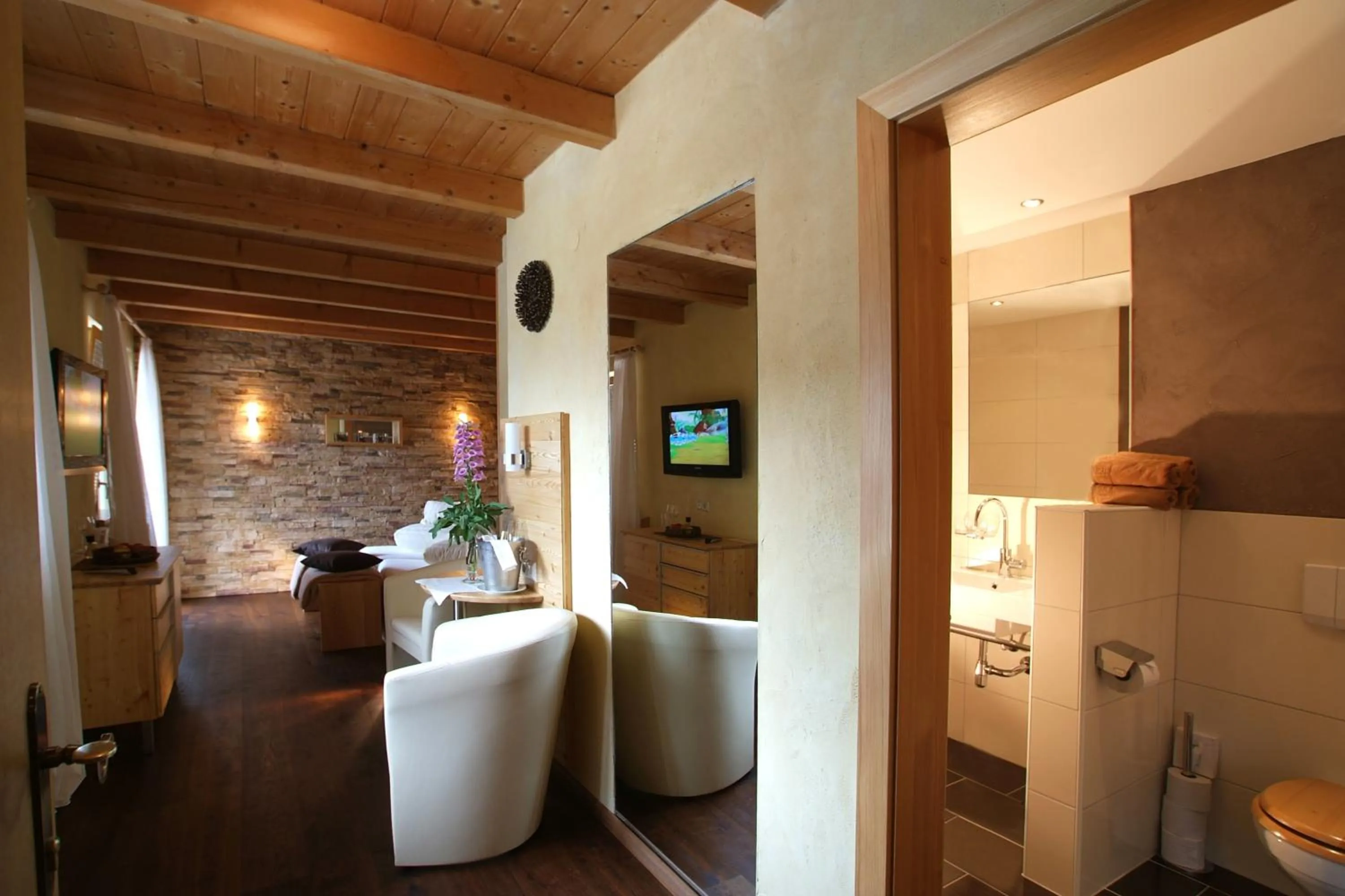 Seating area in Hotel Riederhof- Urlaub mit WAU!