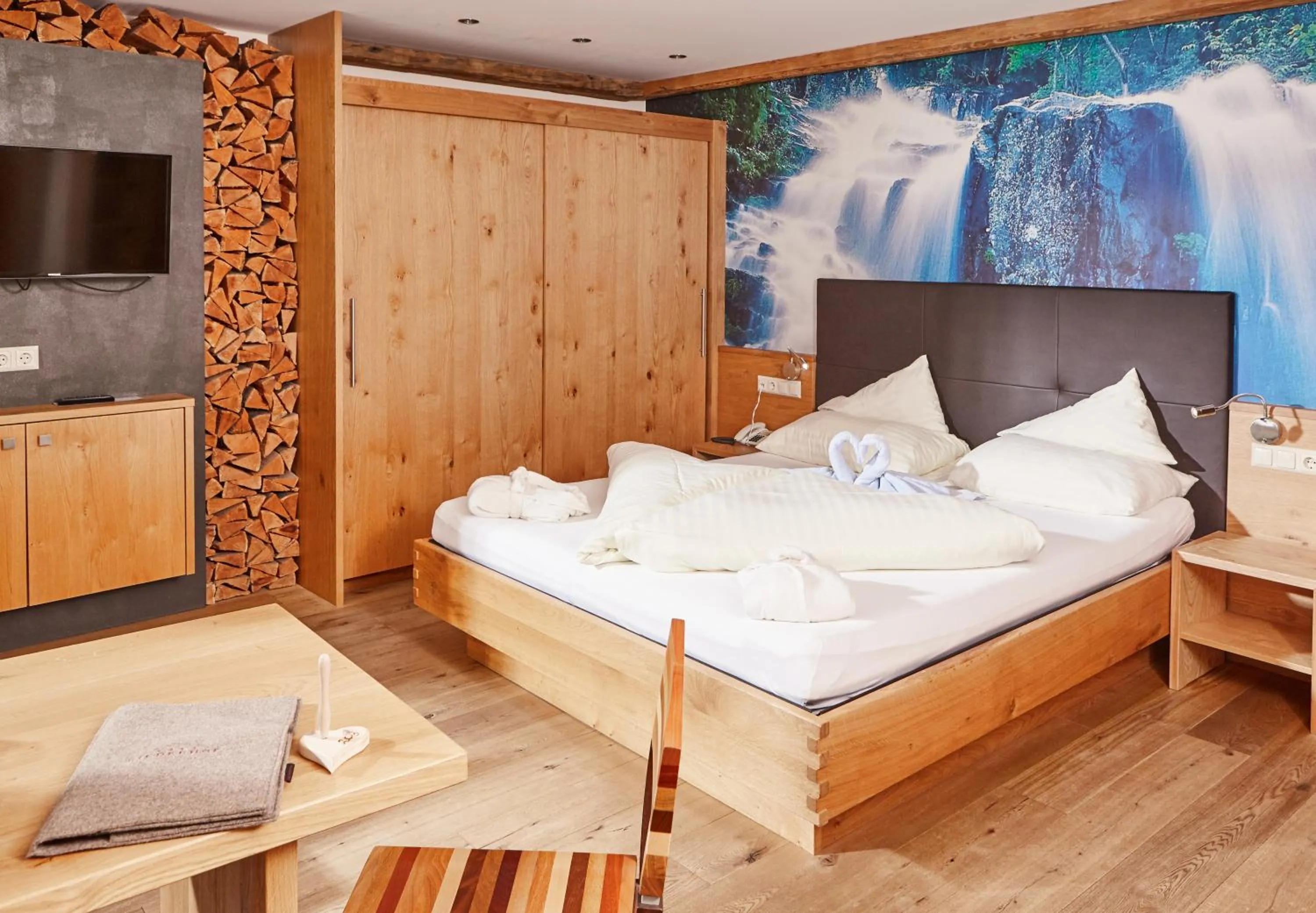 Bed in Hotel Riederhof- Urlaub mit WAU!