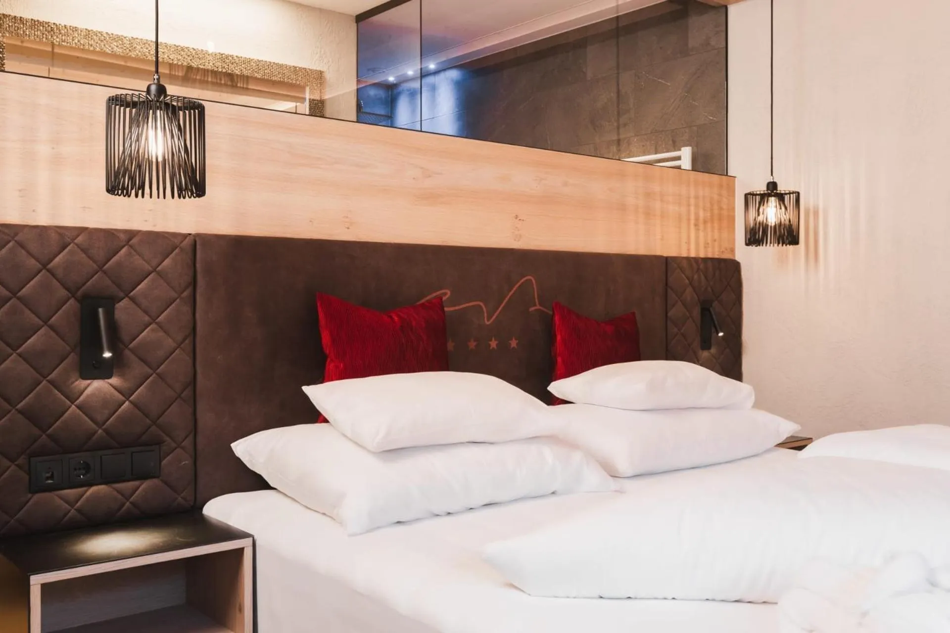 Bed in Hotel Riederhof- Urlaub mit WAU!